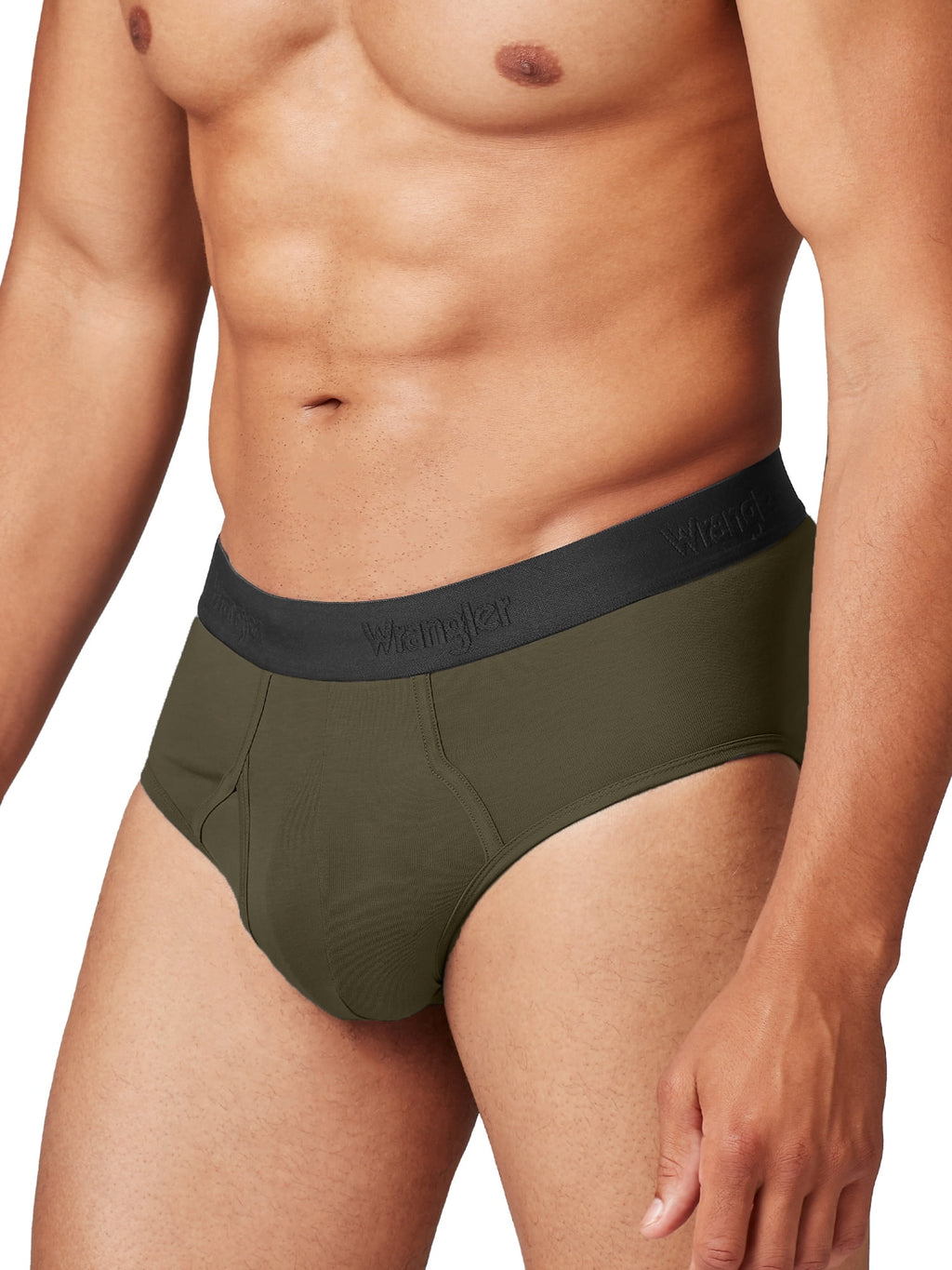 Wrangler Men's Modern Fit Cotton Stretch Brief Set, Briefs Underwear for Men, S, 6 Pack