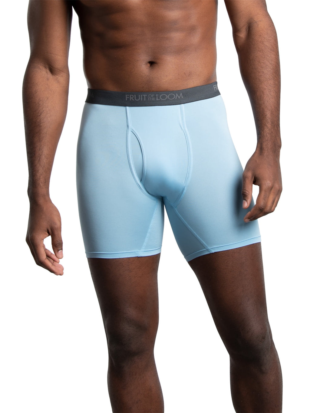 Fruit of the Loom Men's Micro-Stretch Ribbed Boxer Briefs, 6-Pack