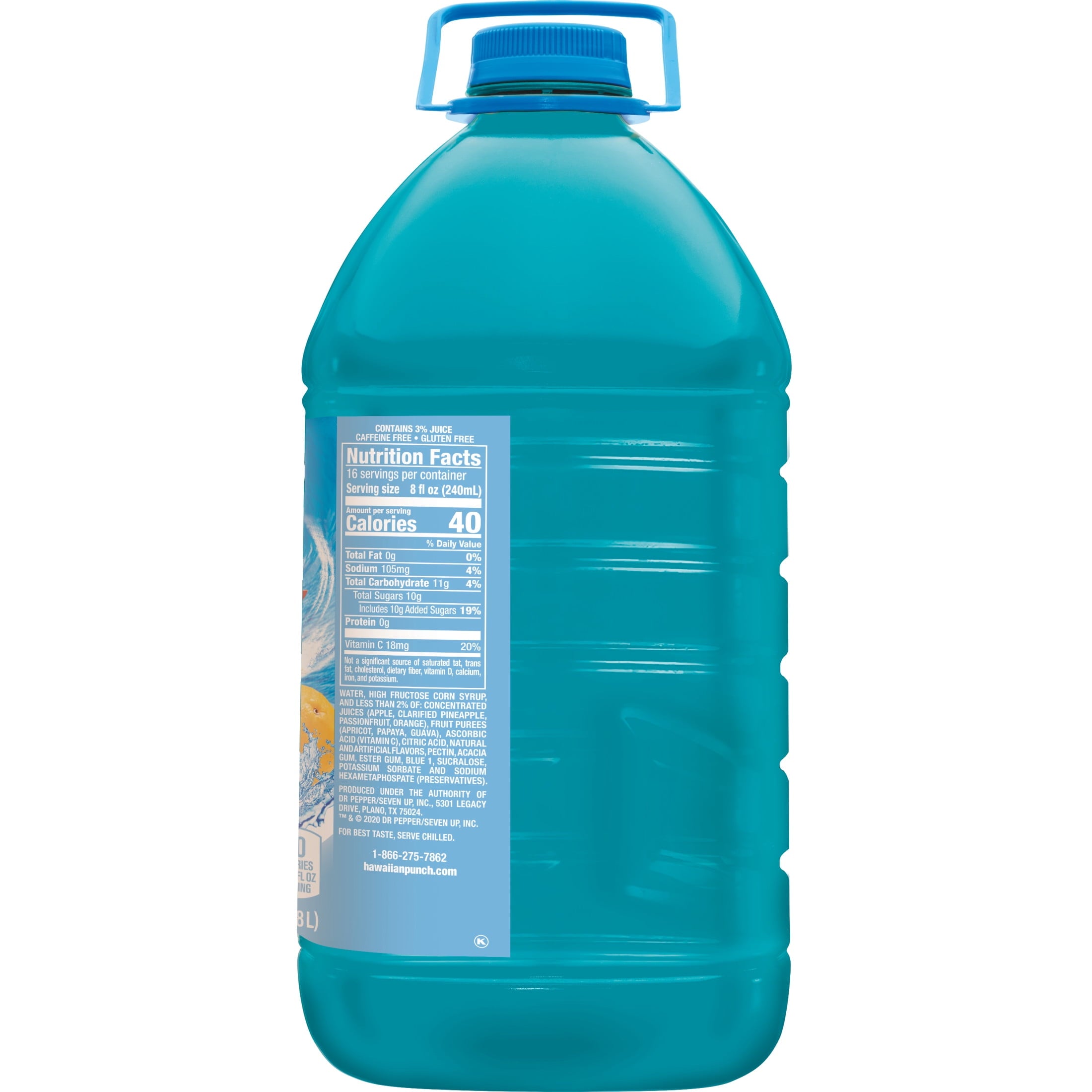 Hawaiian Punch Polar Blast, Juice Drink, 1 Gallon Bottle