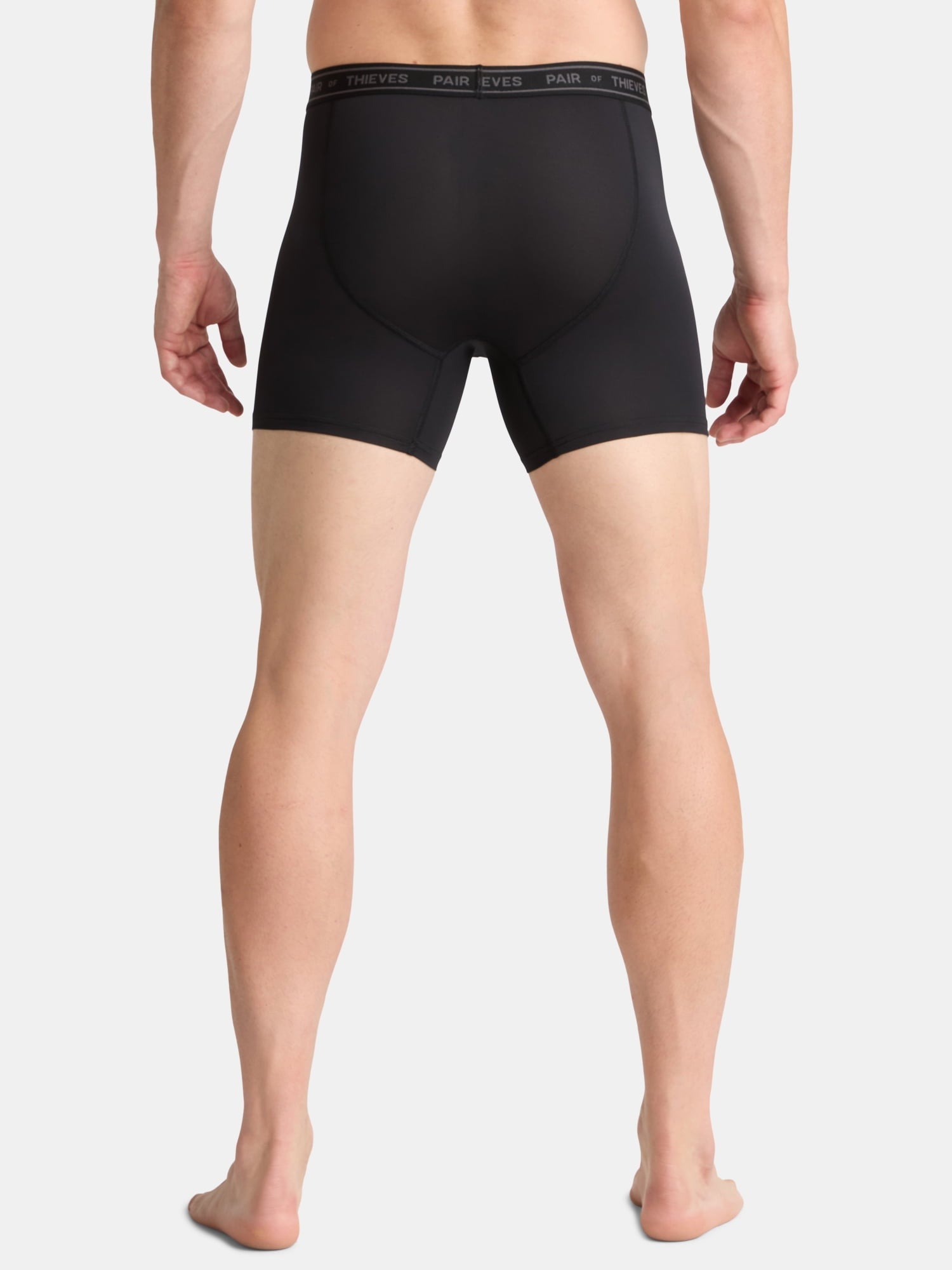 Pair of Thieves Men's 4-Way Stretch Performance Boxer Briefs, 3-Pack