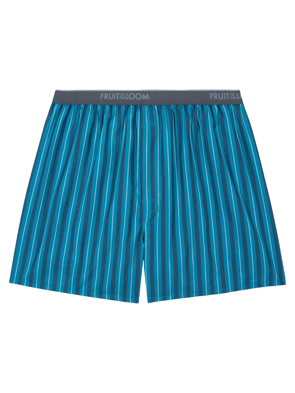 Fruit of the Loom Men's Boxers - Relaxed Fit, Soft Woven Cotton Blend Underwear, 5-Pack