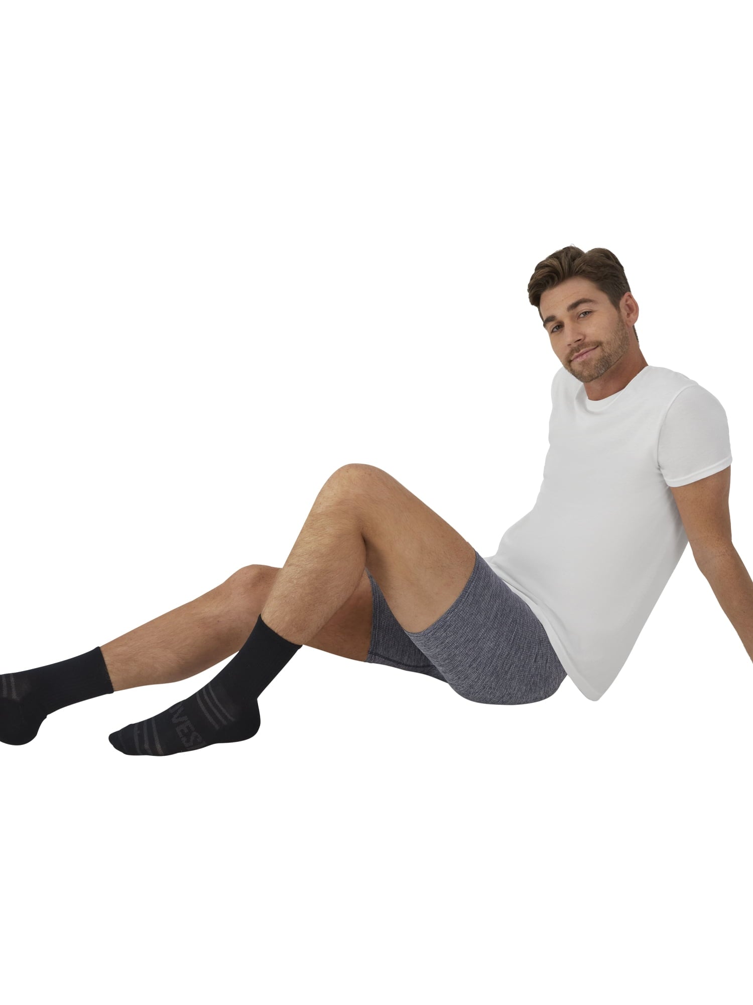 Underwear Boxer Briefs, 3-Pack, Comfort Flex Fit Boxer Briefs for Men, Stretch Mesh
