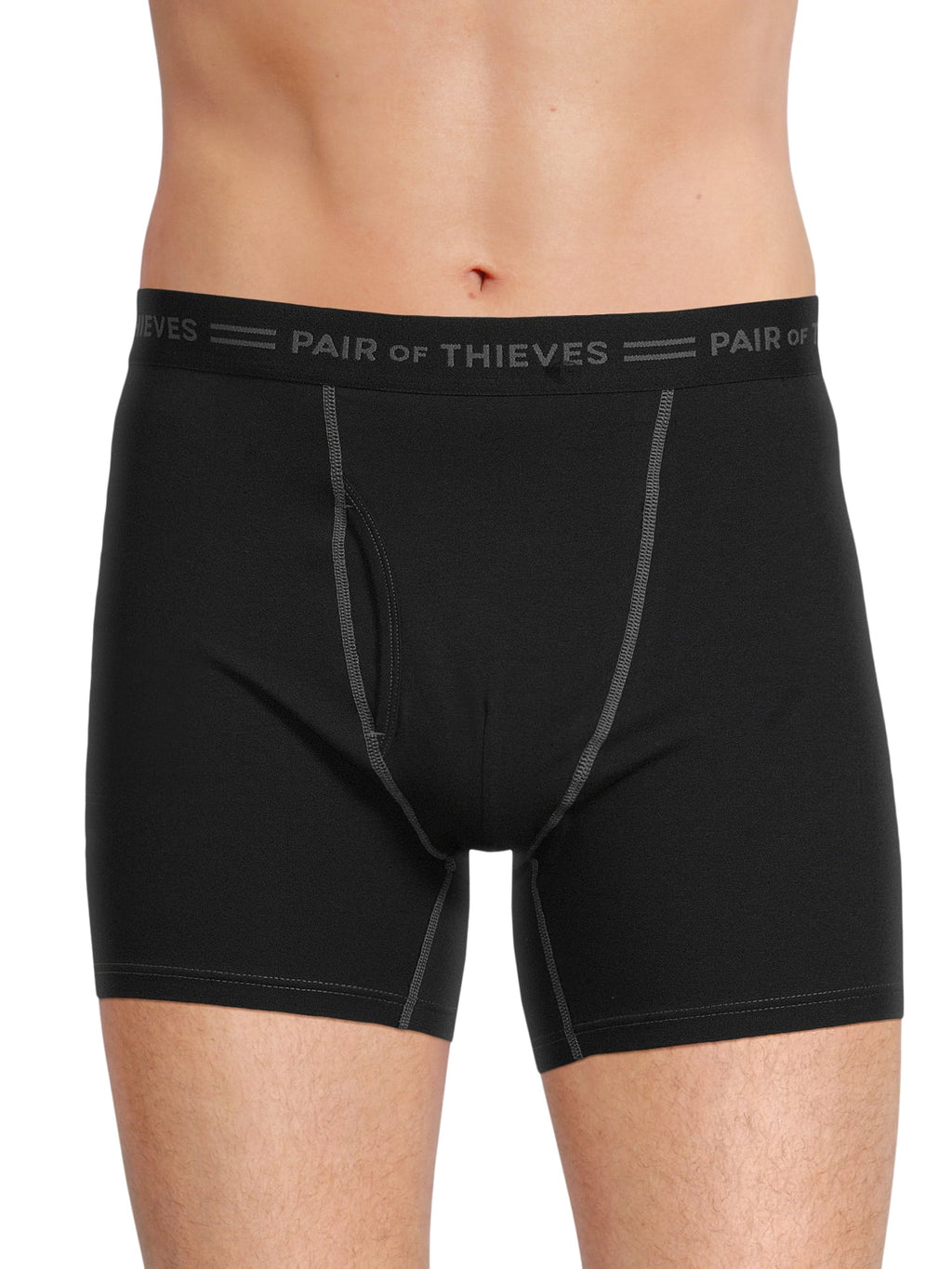 Pair of Thieves Men's 4-Way Cotton Stretch Boxer Briefs, 3-Pack