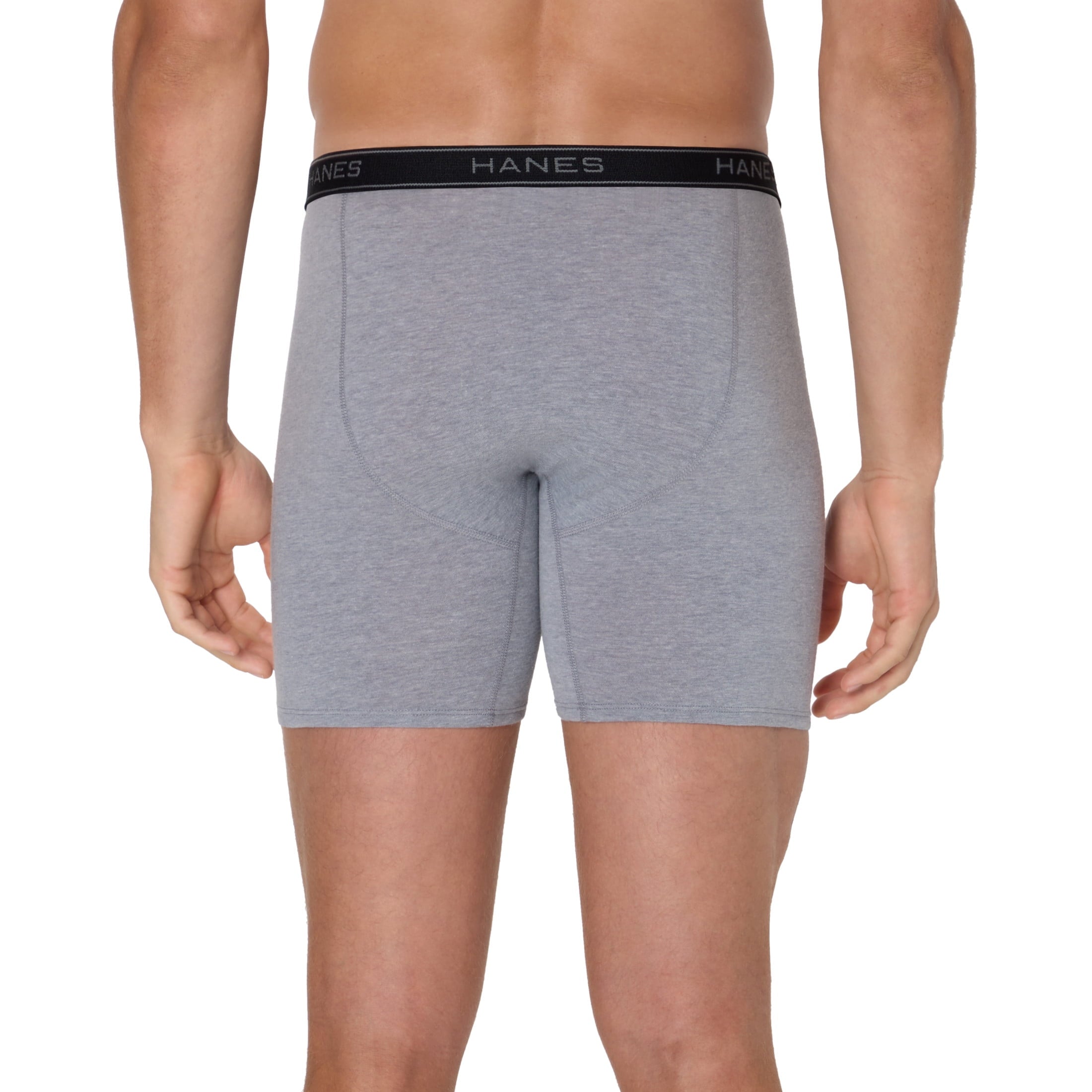 Hanes Mens Underwear Boxer Briefs, 3-Pack, Value Stretchy Boxer Brief Underwear for Men