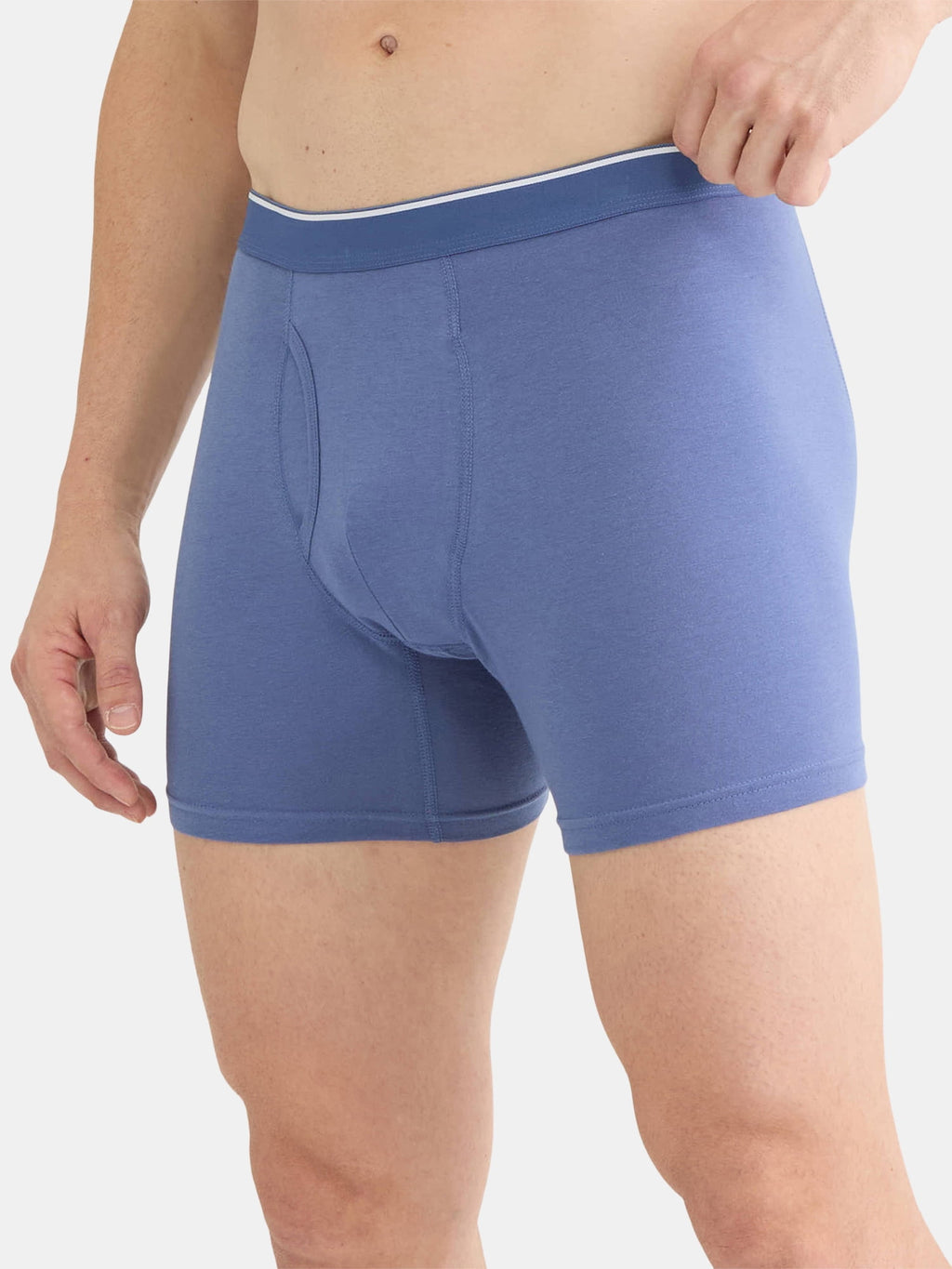 George Men's Cotton Blend Stretch Boxer Briefs, 6-Pack, Sizes S-2XL