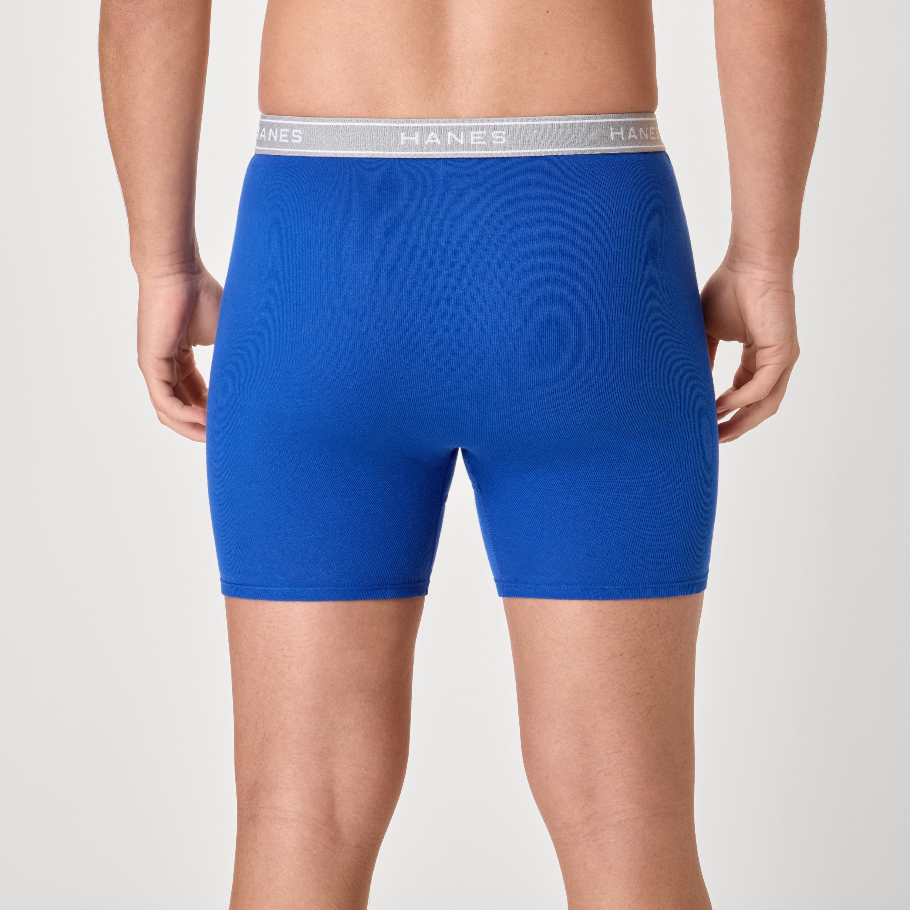 Underwear Boxer Briefs Pack, Cool & Breathable Cotton Underwear for Men, No-Ride-Up, Moisture Wicking, 6 Pack