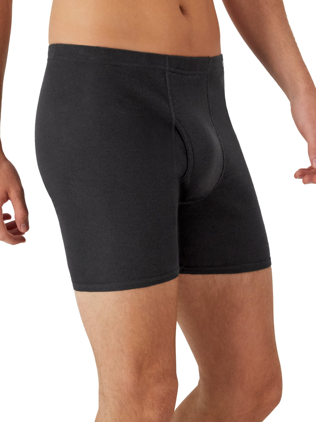 Hanes Men's Super Value Pack Covered Waistband Boxer Briefs 10 Pack