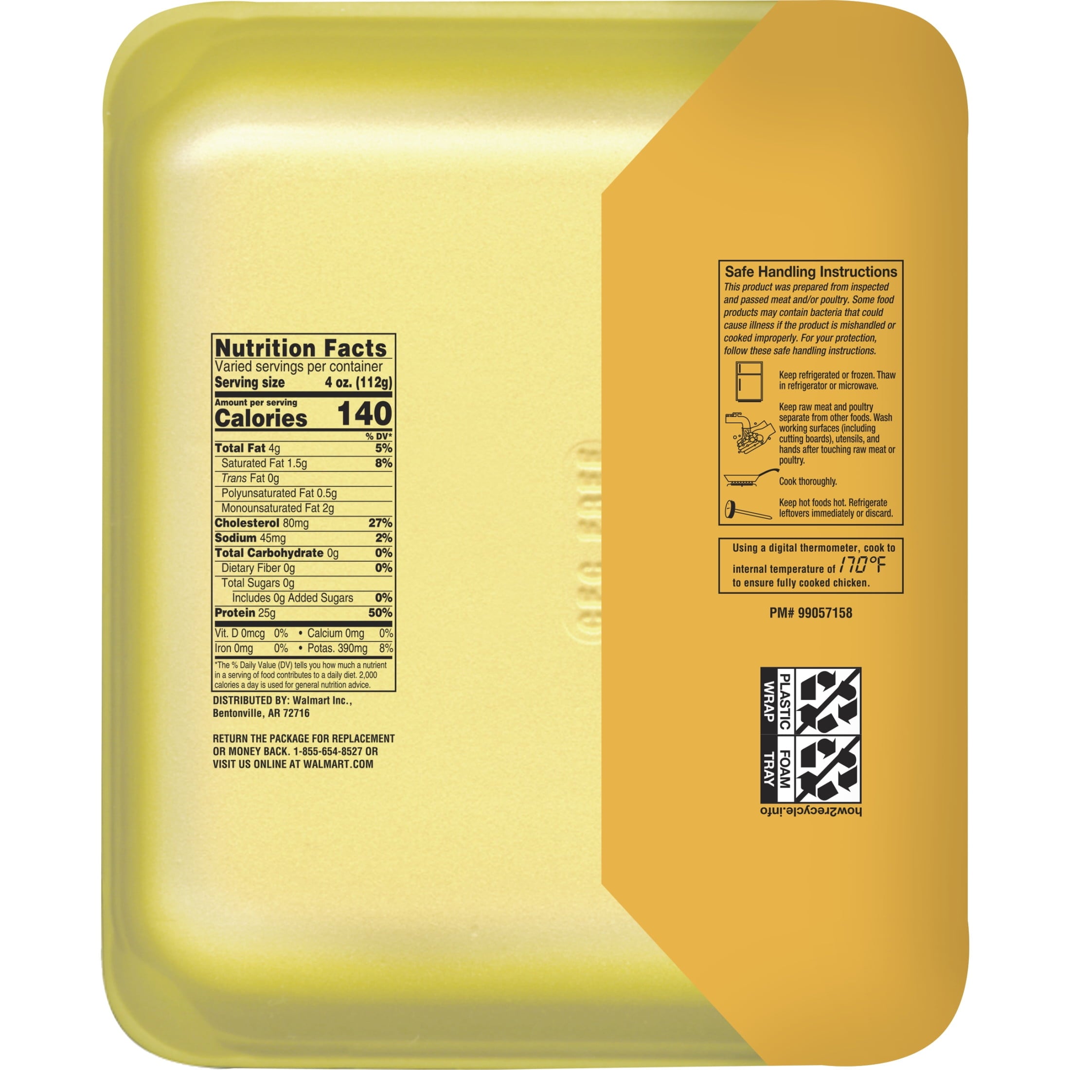 Freshness Guaranteed Thin-Sliced Boneless Skinless Chicken Breasts, 0.85 - 3.5 lb Tray