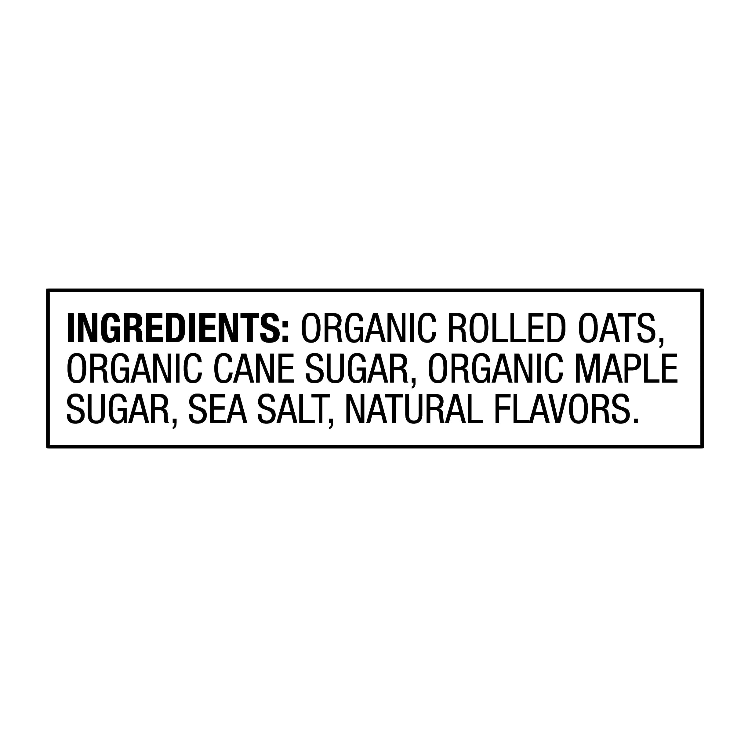 (3 pack) Great Value Organic Maple & Brown Sugar Instant Oatmeal, 1.41 oz, 8 Count