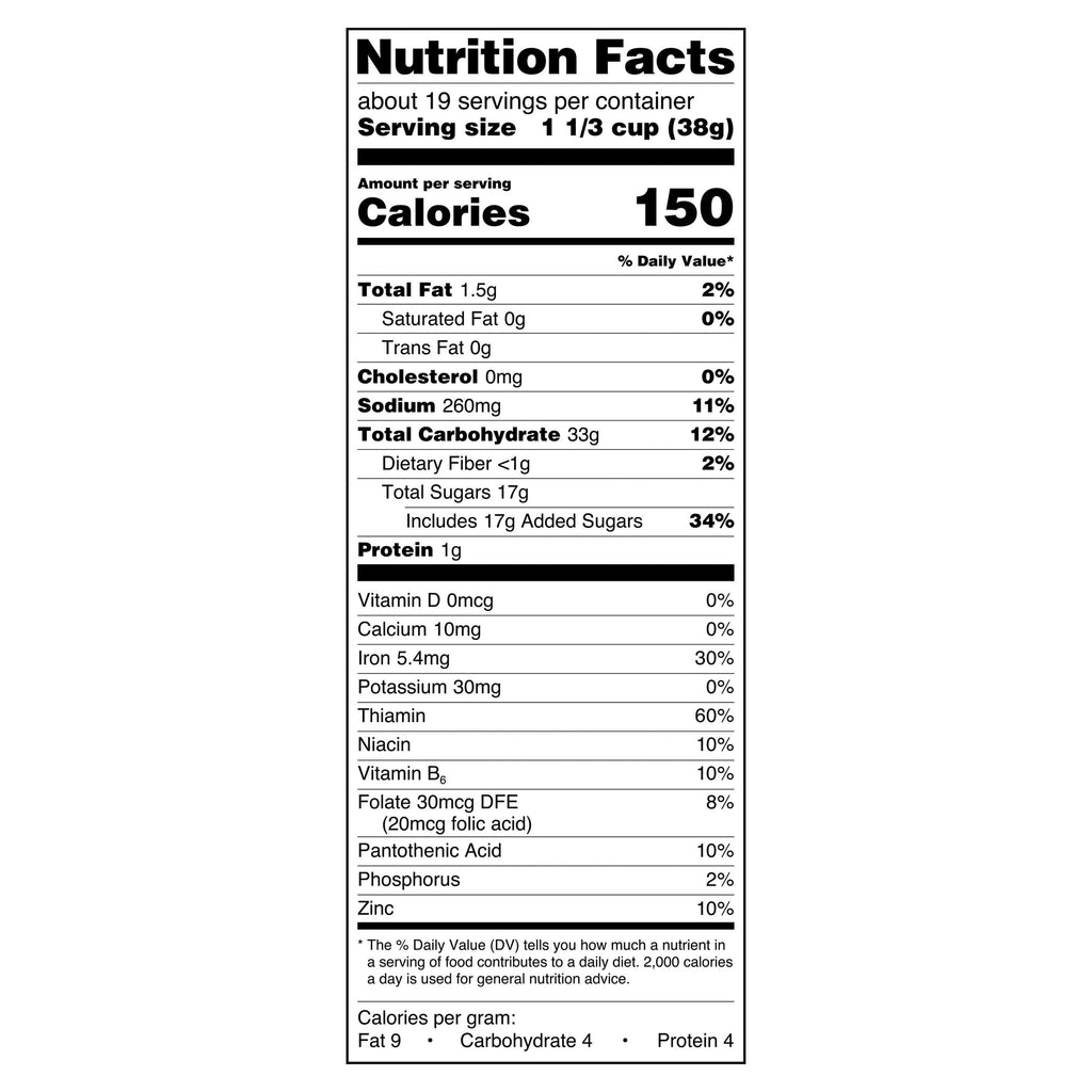 (6 pack) Great Value Berry Crunch Breakfast Cereal, 26 oz