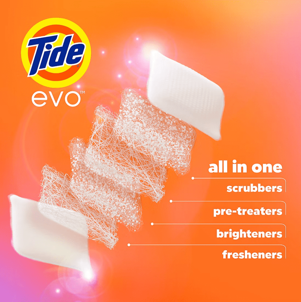 Tide Evo Laundry Detergent Tiles - Original Scent, 66 ct.