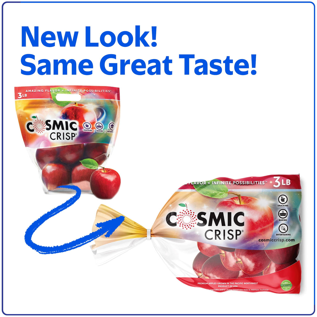 Fresh Cosmic Crisp Apples, 3 lb Bag