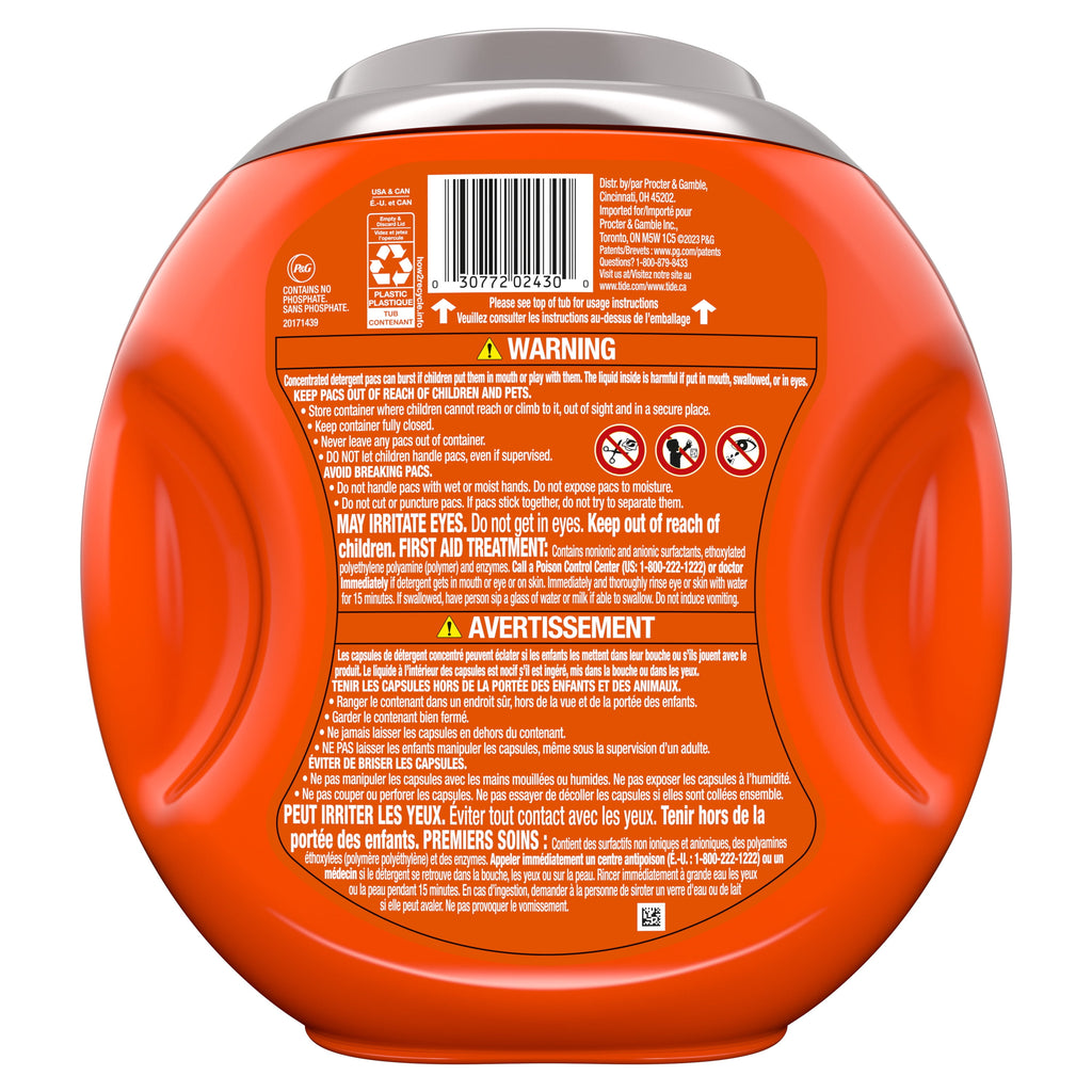 Tide Hygienic Clean Power PODS Laundry Detergent Pacs, Original Scent, 57 Count