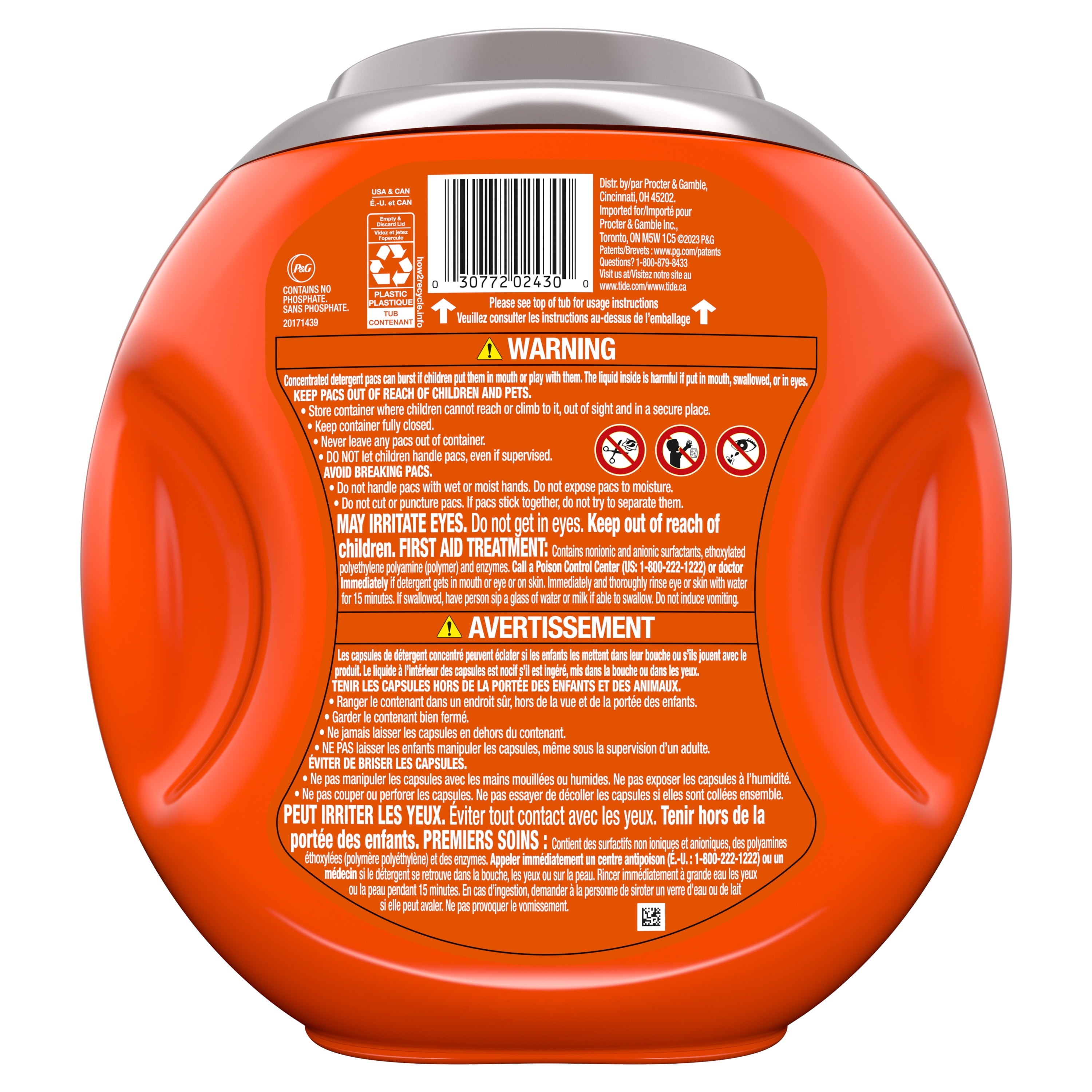Tide Hygienic Clean Power PODS Laundry Detergent Pacs, Original Scent, 57 Count