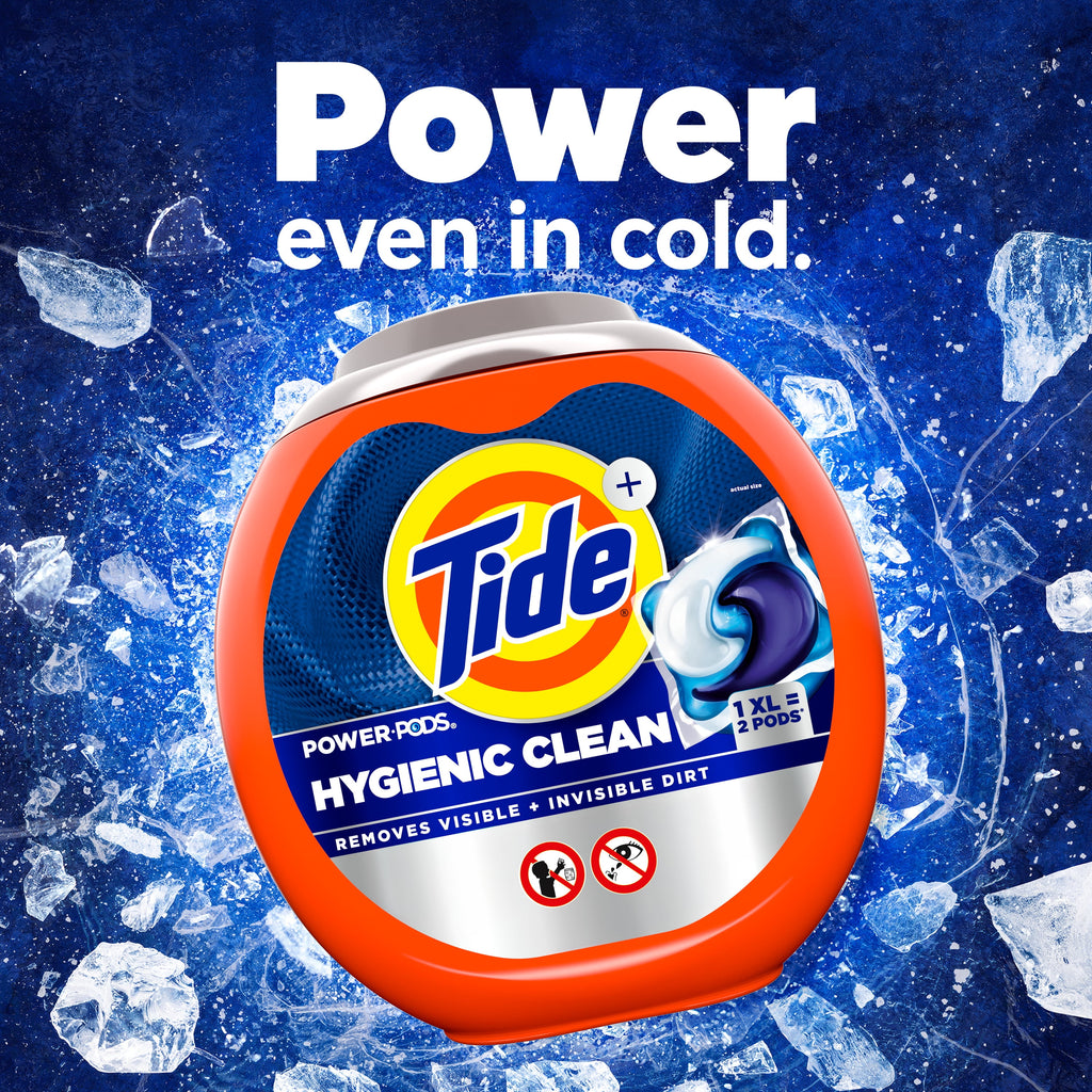 Tide Hygienic Clean Power PODS Laundry Detergent Pacs, Original Scent, 57 Count