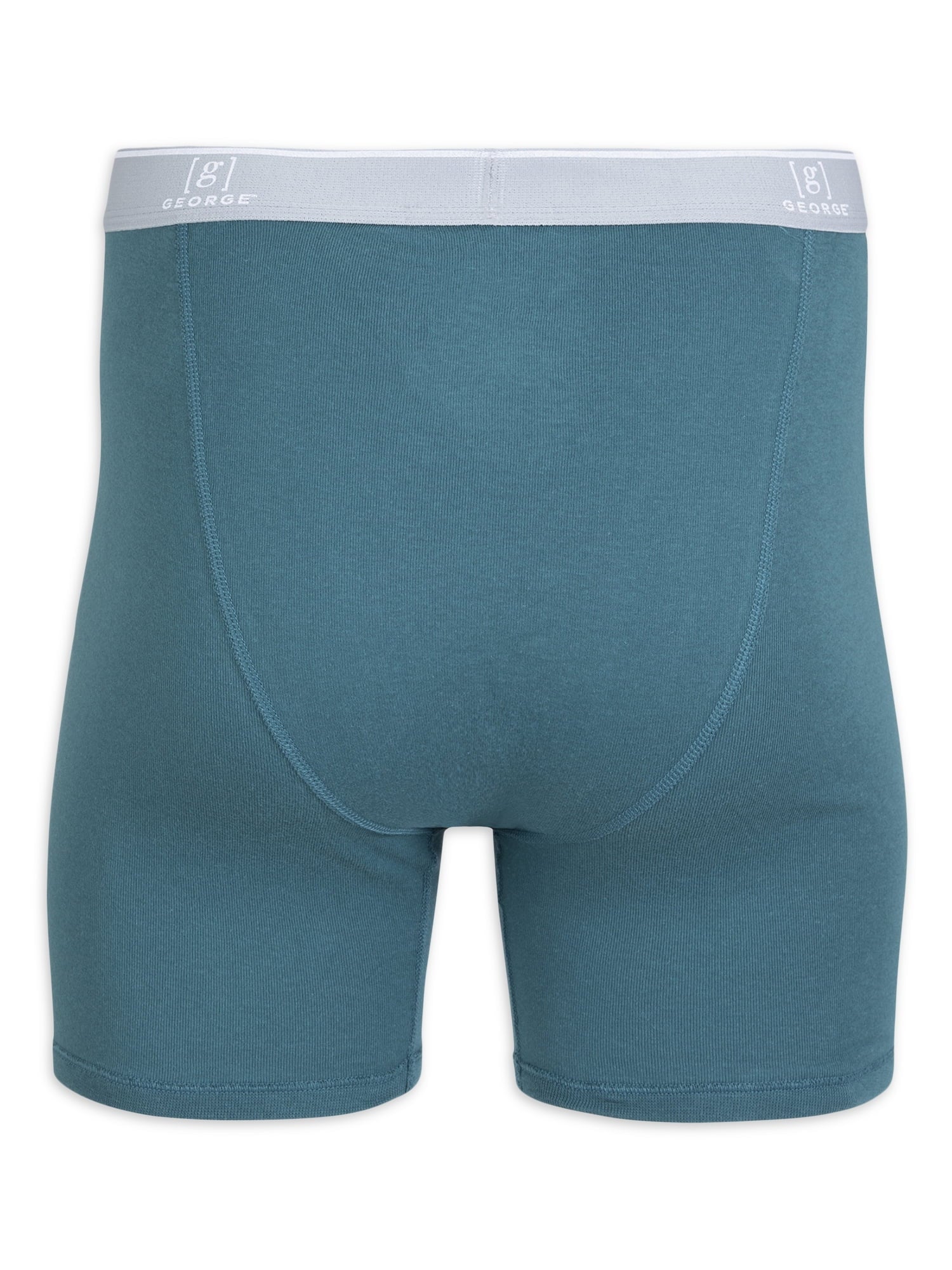 George Men's Regular Leg Boxer Briefs, 6-Pack