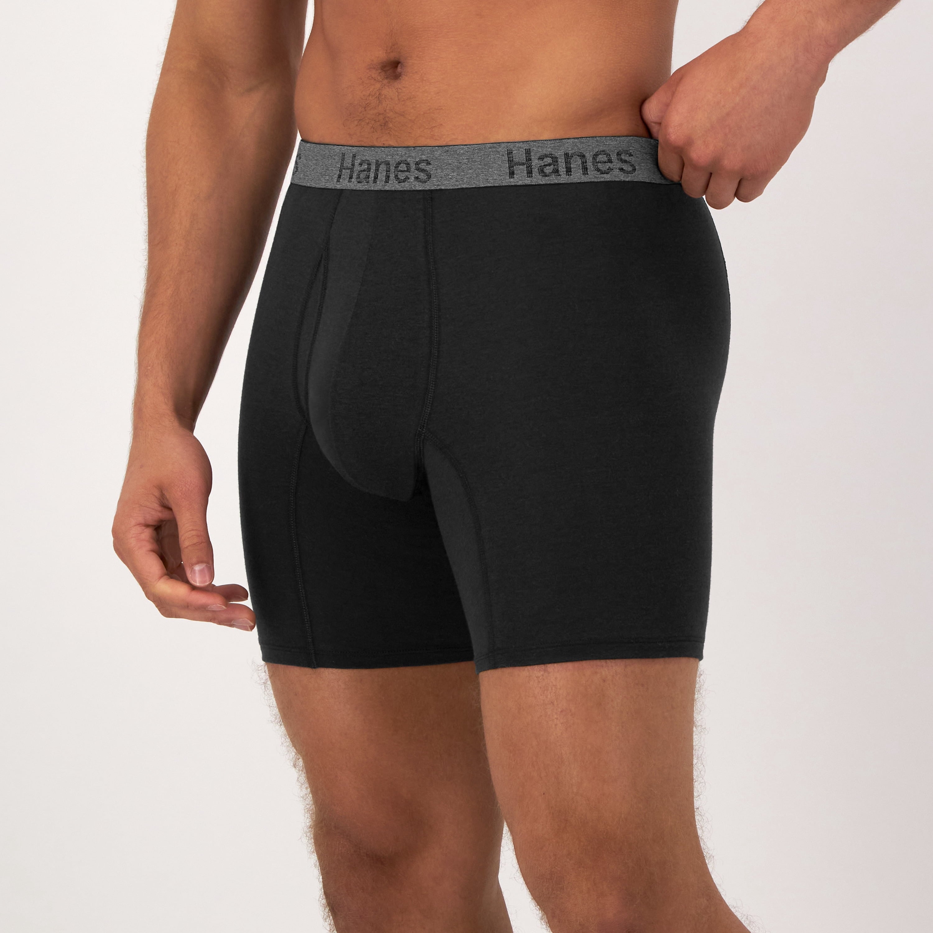 Underwear Boxer Briefs or Long-Leg Boxer Briefs Pack, 3 Pack, Cotton Stretch