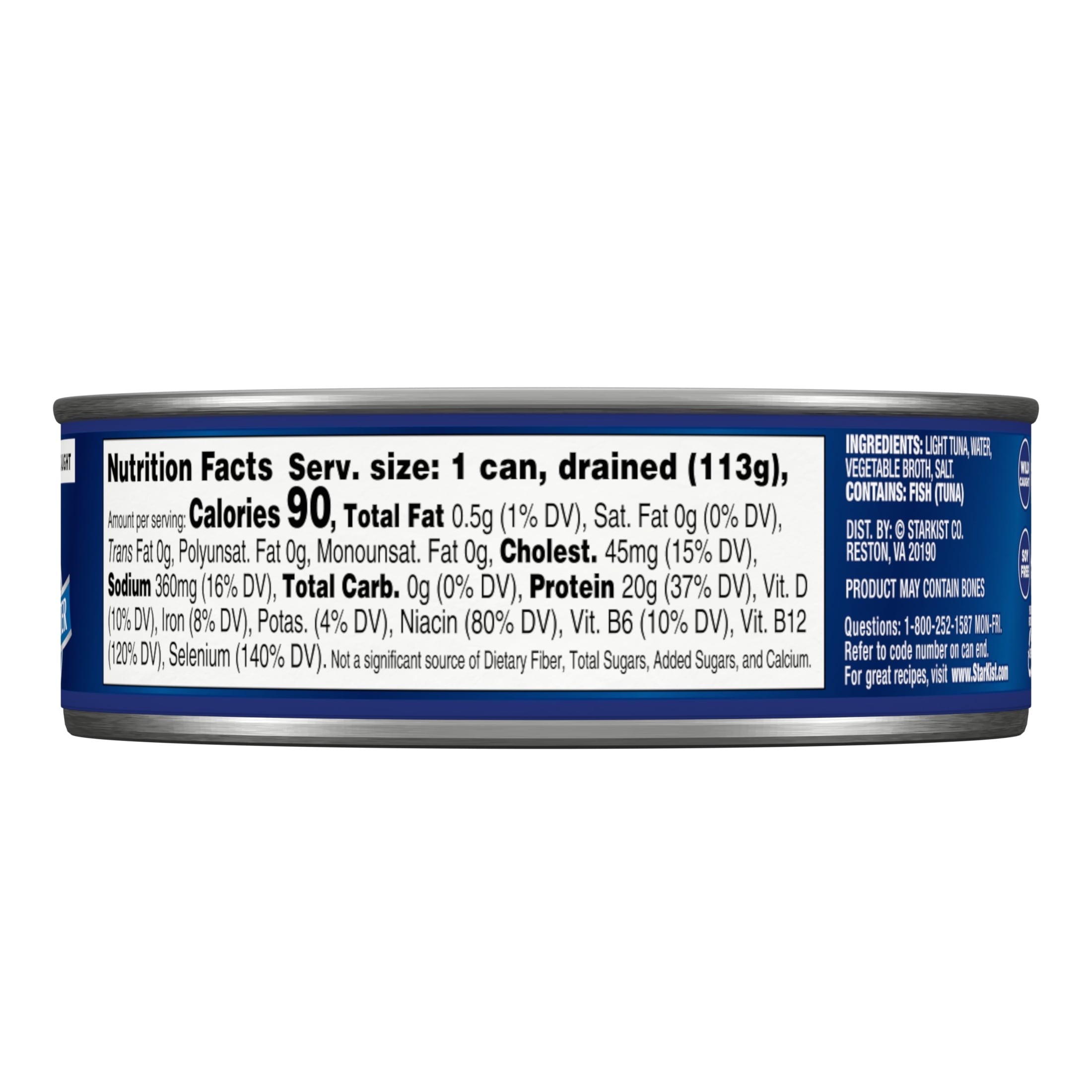 StarKist Chunk Light Tuna in Water, Wild Caught, 20g Protein, 5 oz Can