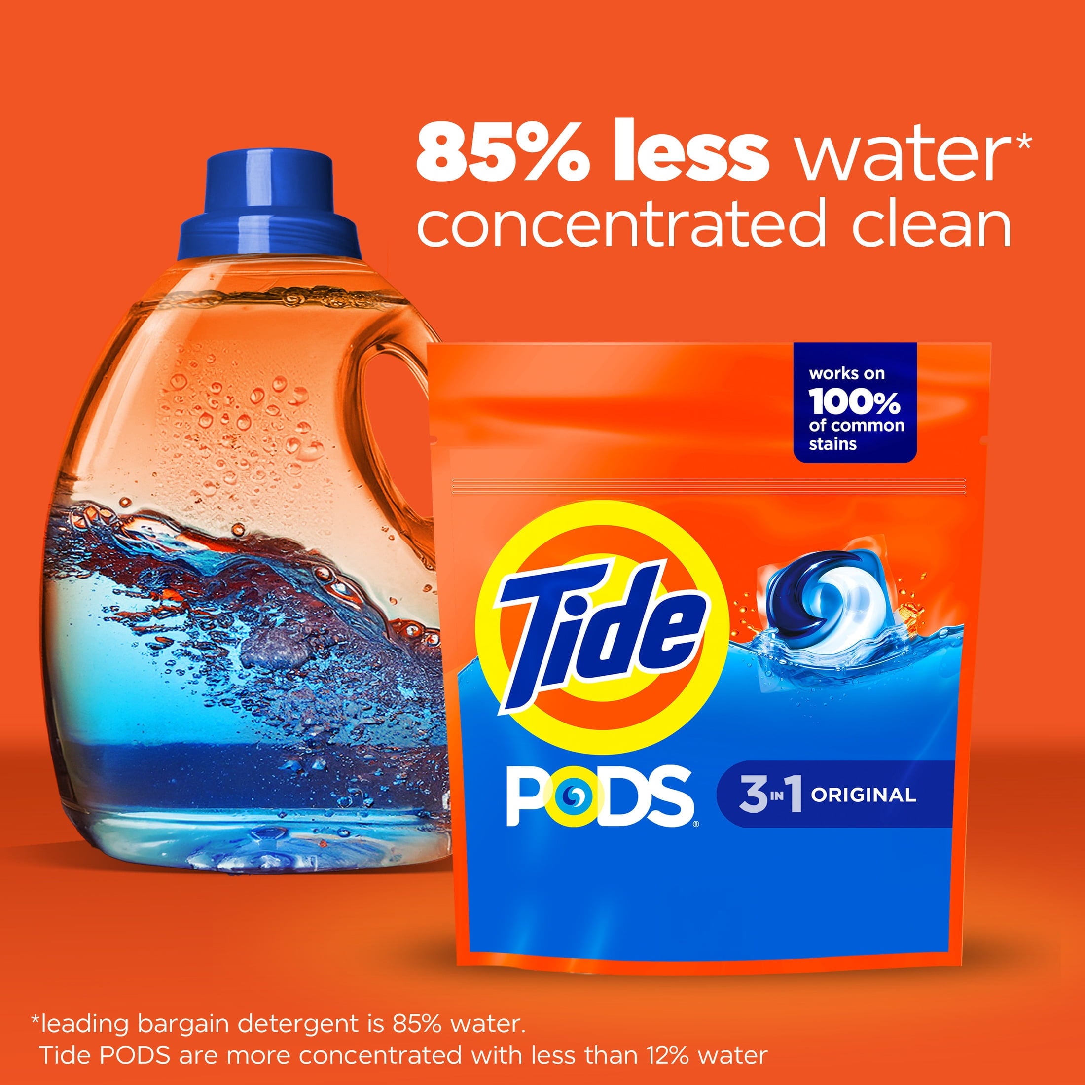Tide PODS Laundry Detergent Soap Pacs, Original Scent, 76 Count