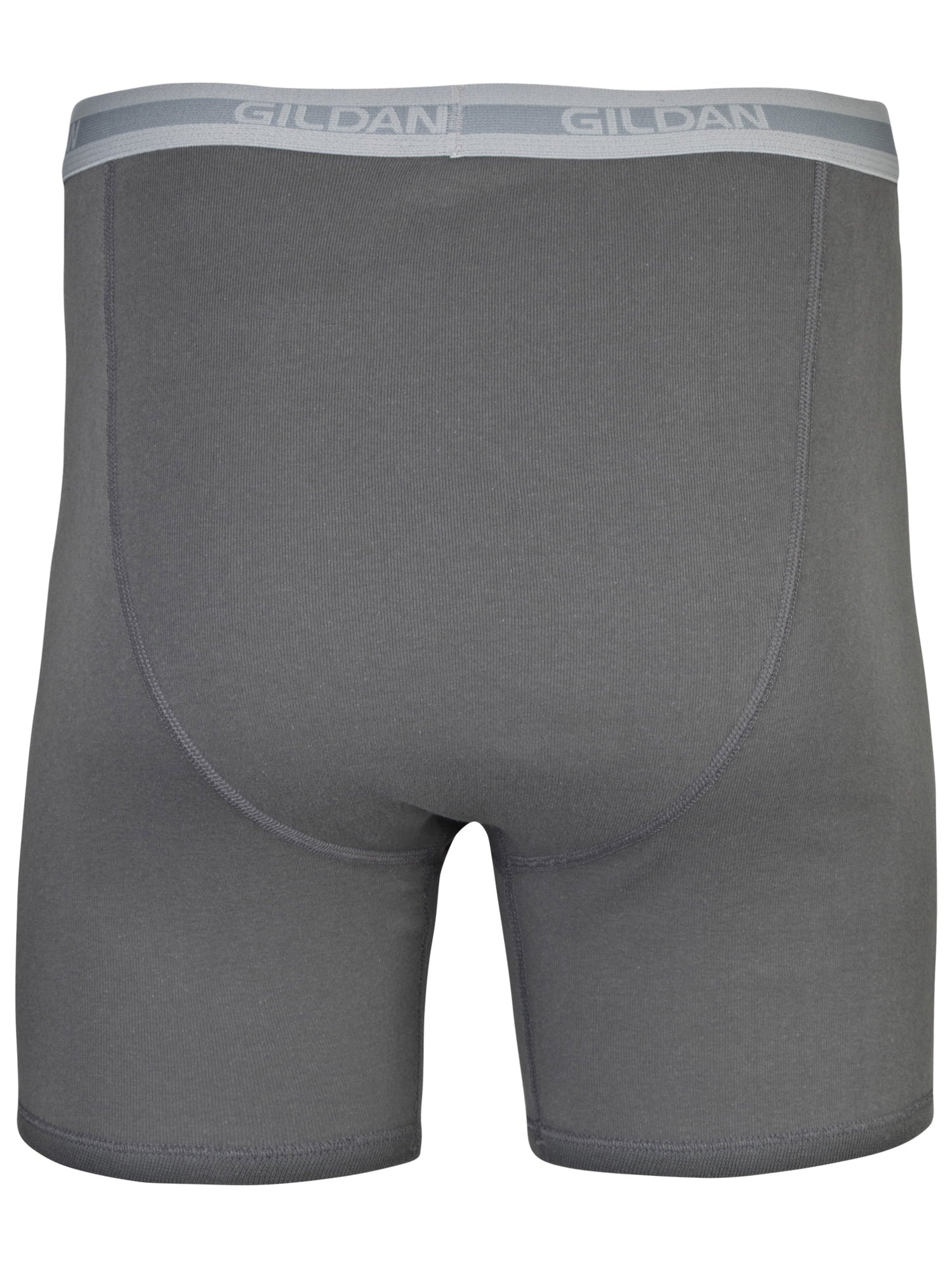 Gildan Adult Mens Boxer Briefs With Waistband, 10-Pack, Sizes S-2XL, 6" Inseam