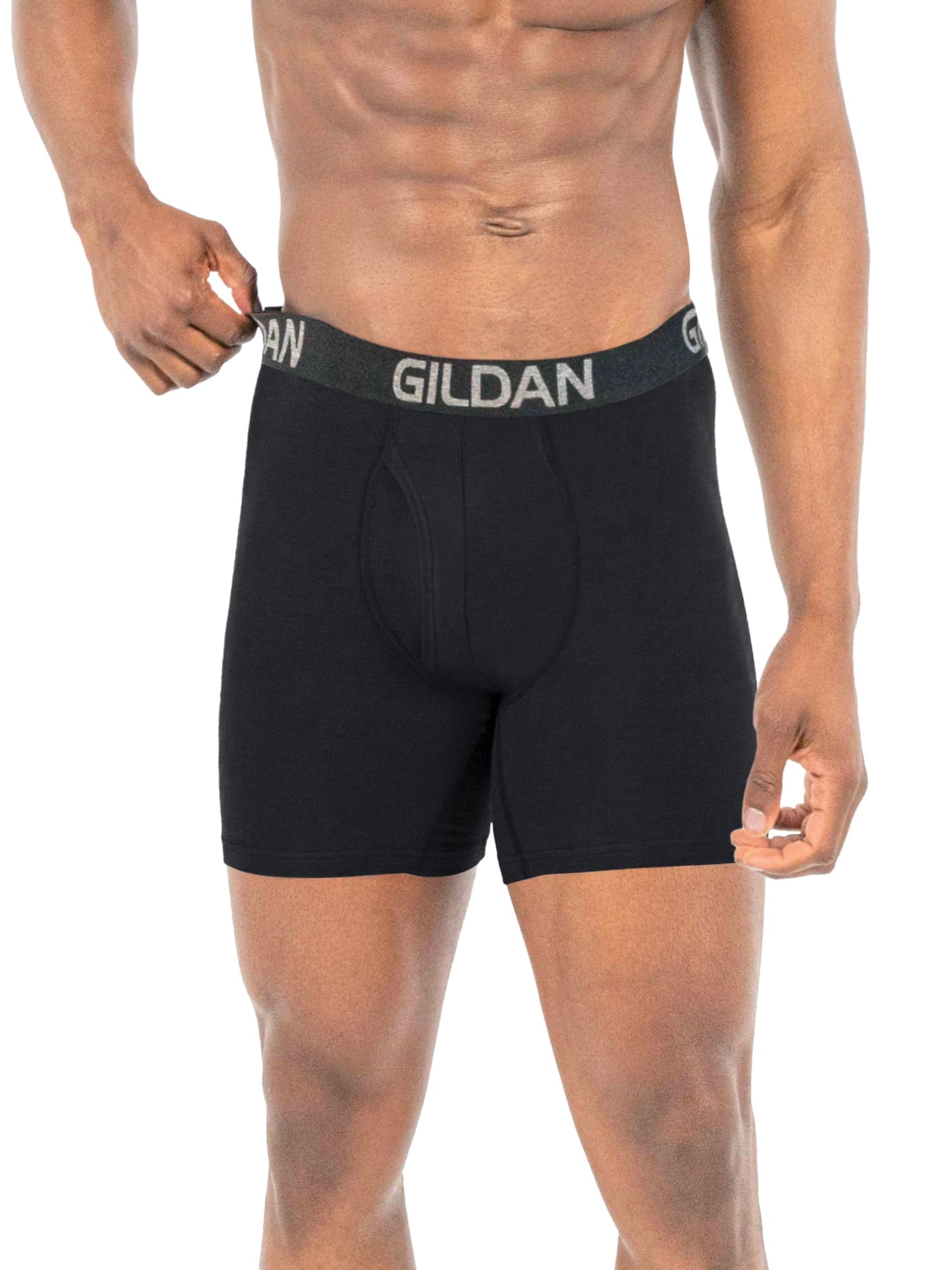 Gildan Men's Cotton Stretch Boxer Briefs, 6-Pack, Sizes S-2XL