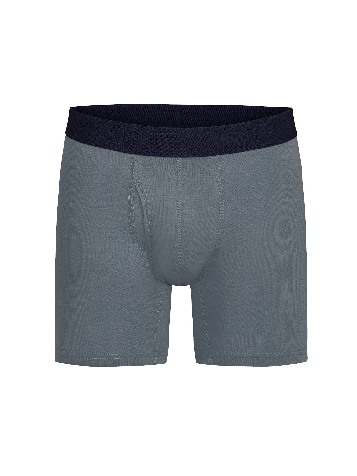 Wrangler Men's Active Cotton Stretch Mesh 6" Boxer Briefs, 6-Pack