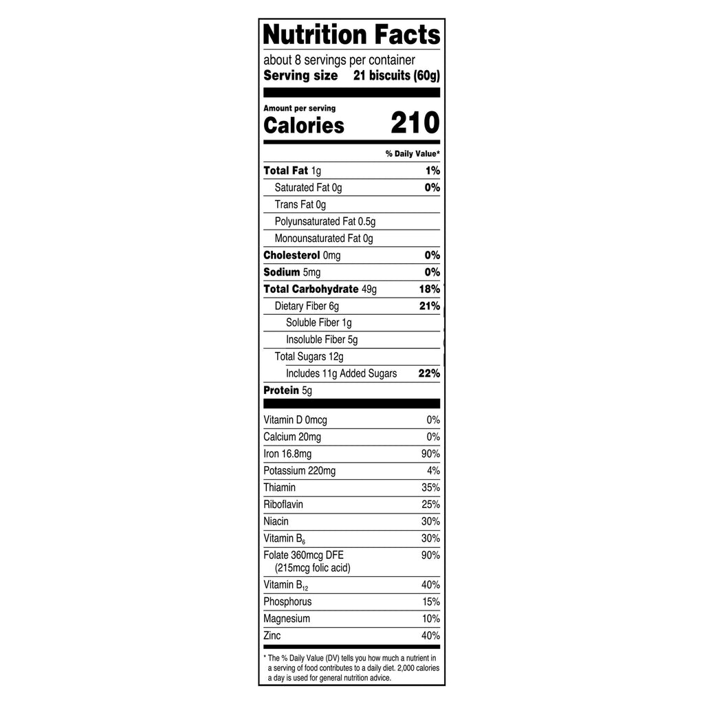 Great Value Bite Size Frosted Strawberry Shredded Wheat Breakfast Cereal, 16.3 oz