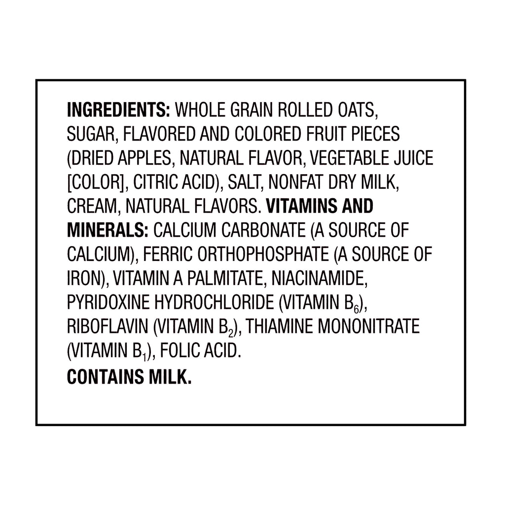 Great Value Strawberries & Cream Instant Oatmeal Value Pack, 1.05 oz, 20 Count