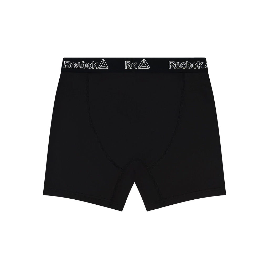 Reebok Men's Featherweight Performance Regular Leg Boxer Briefs, 4 pack Sizes S-XL