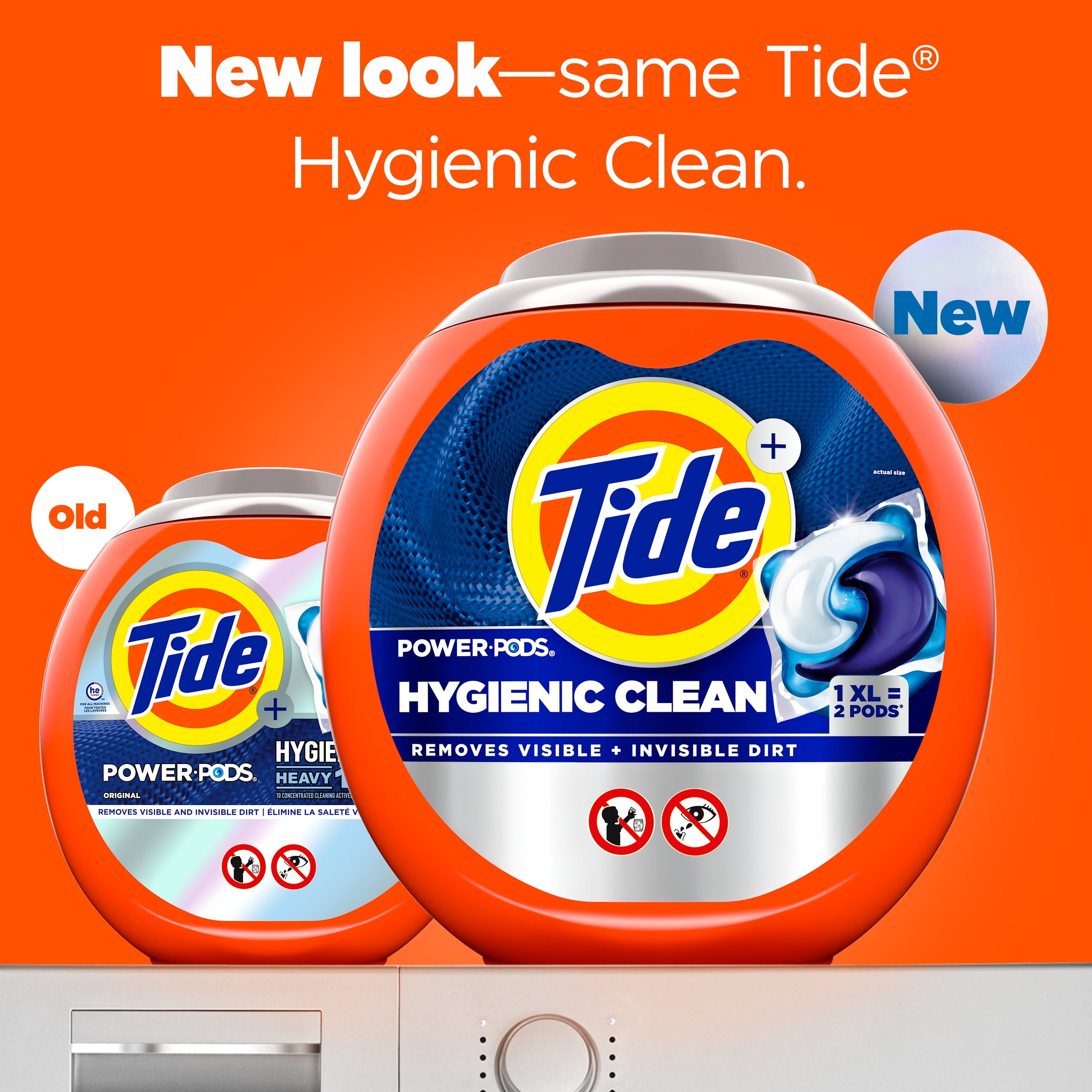 Tide Hygienic Clean Power PODS Laundry Detergent Pacs, Original Scent, 57 Count