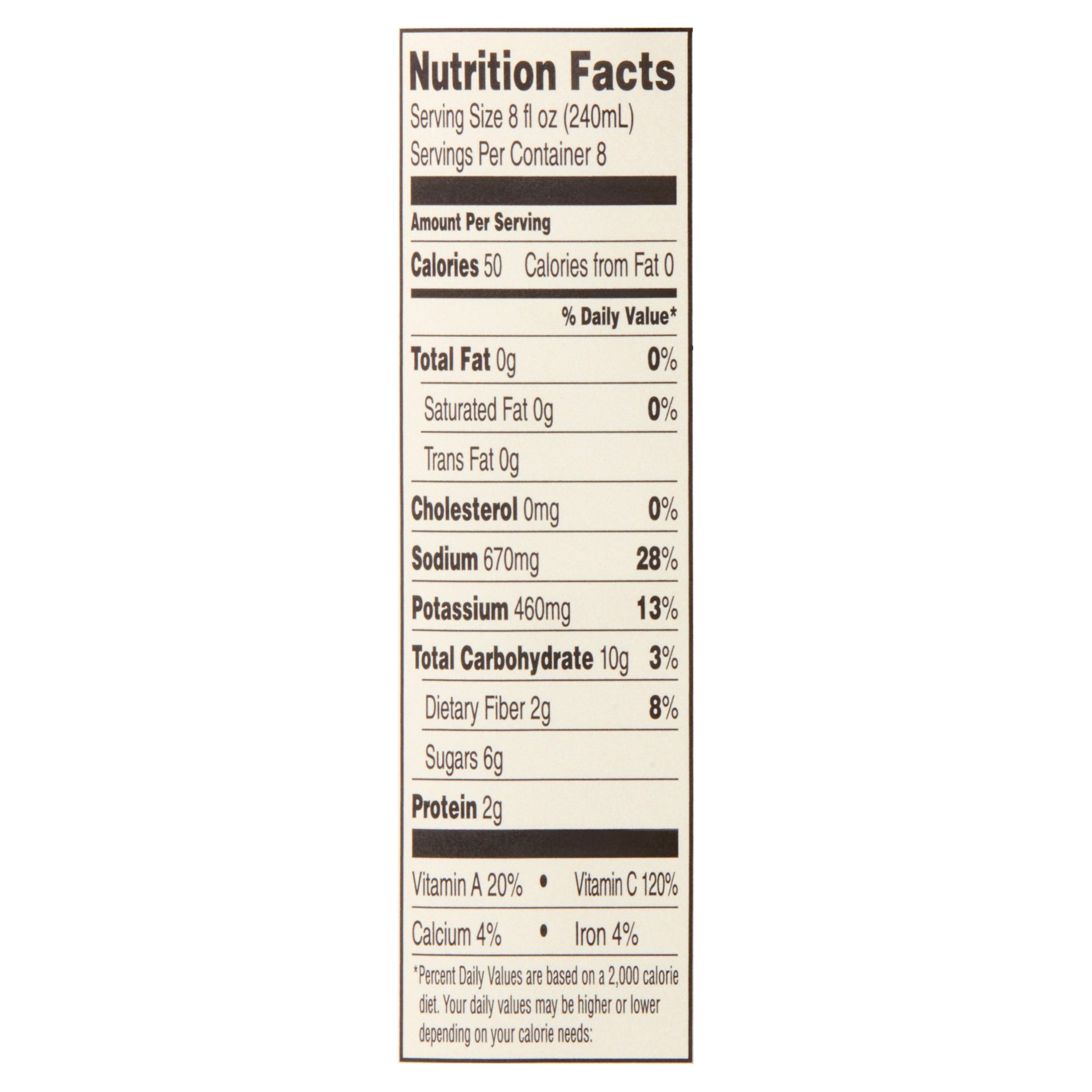 Great Value Tomato 100% Juice, 64 fl oz