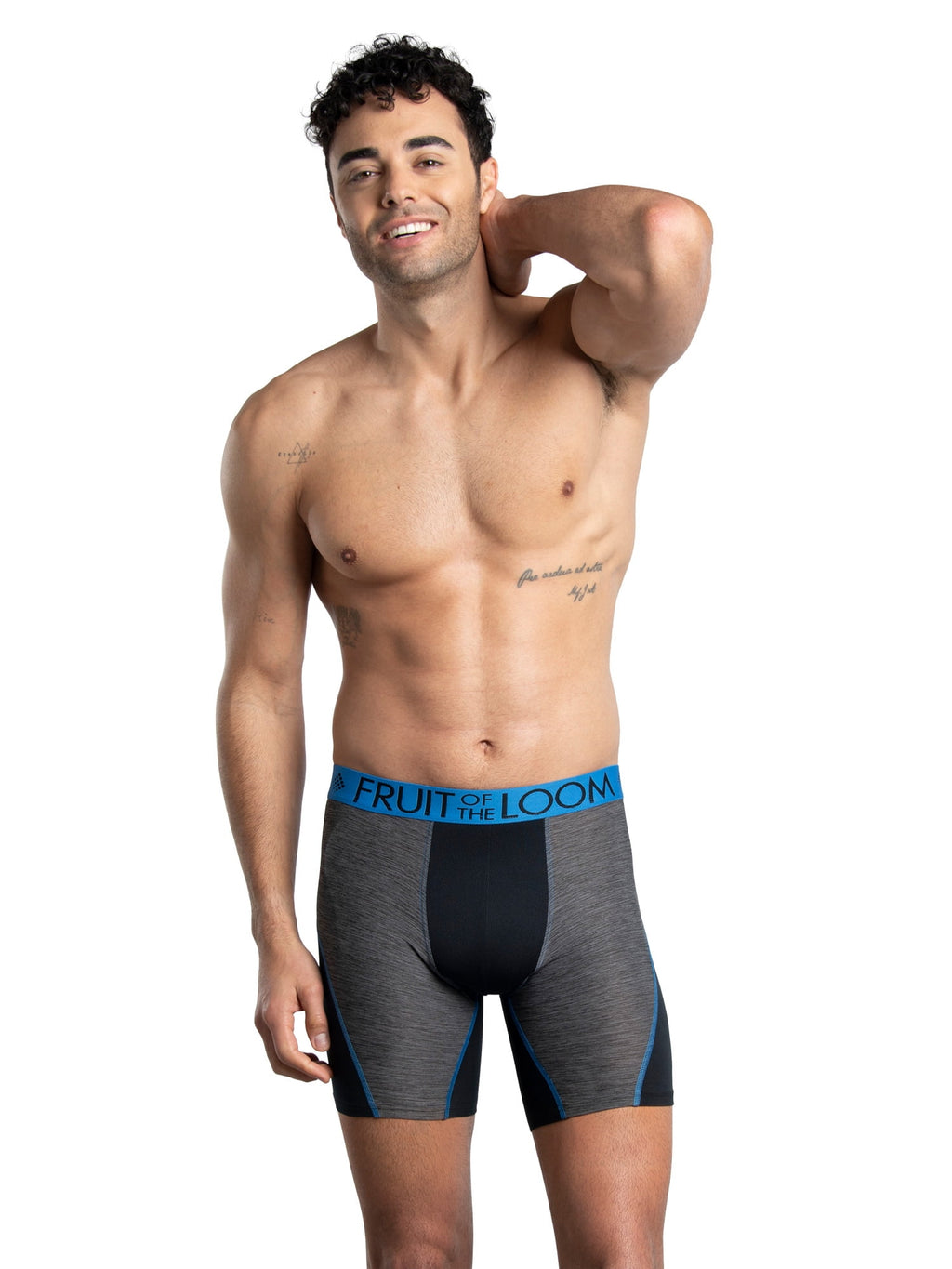 Fruit of the Loom Men's Breathable Cotton Micro-Mesh Boxer Briefs, 3-Pack