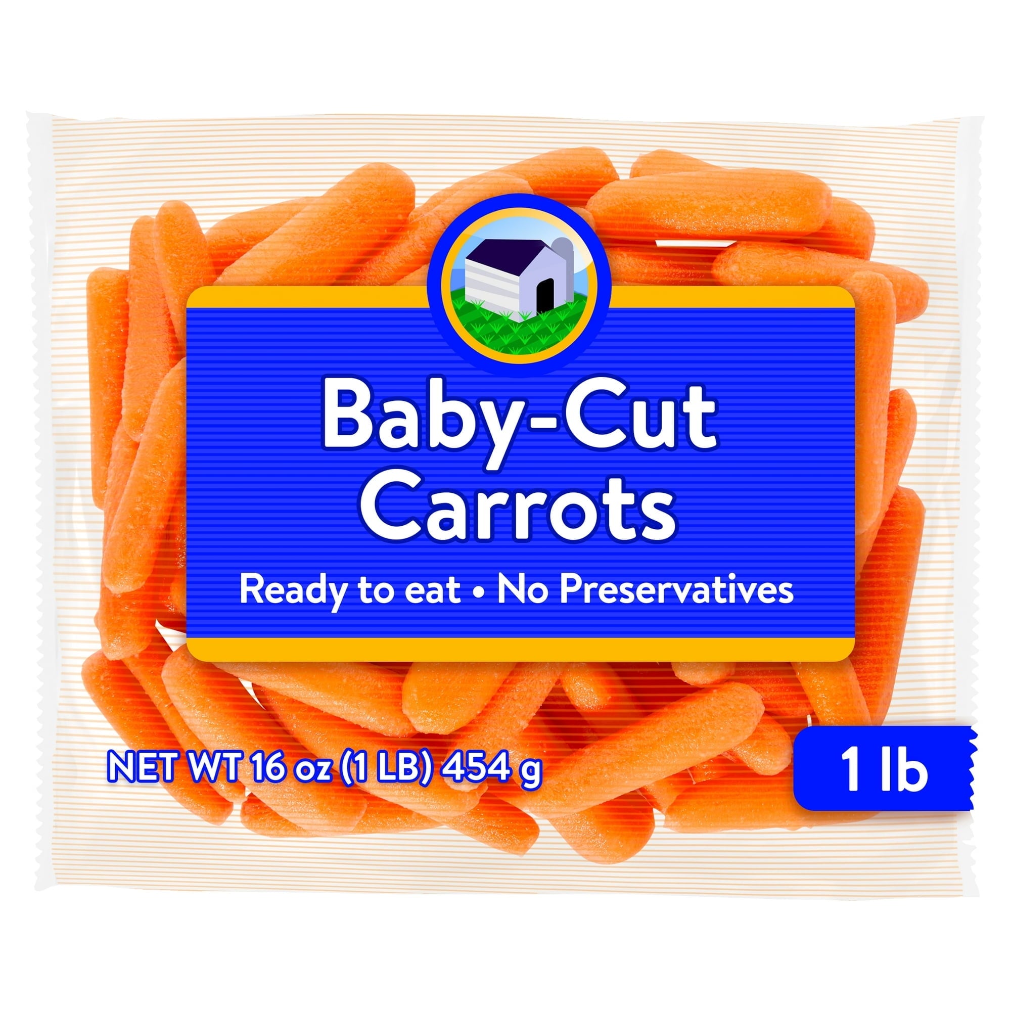 Fresh Produce, Baby Peeled Carrots, 1lb Bag