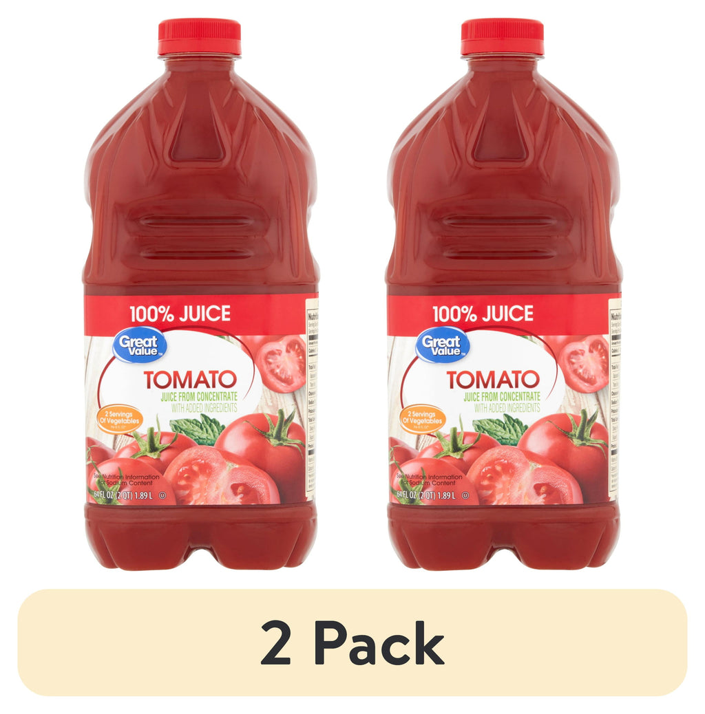 Great Value Tomato 100% Juice, 64 fl oz