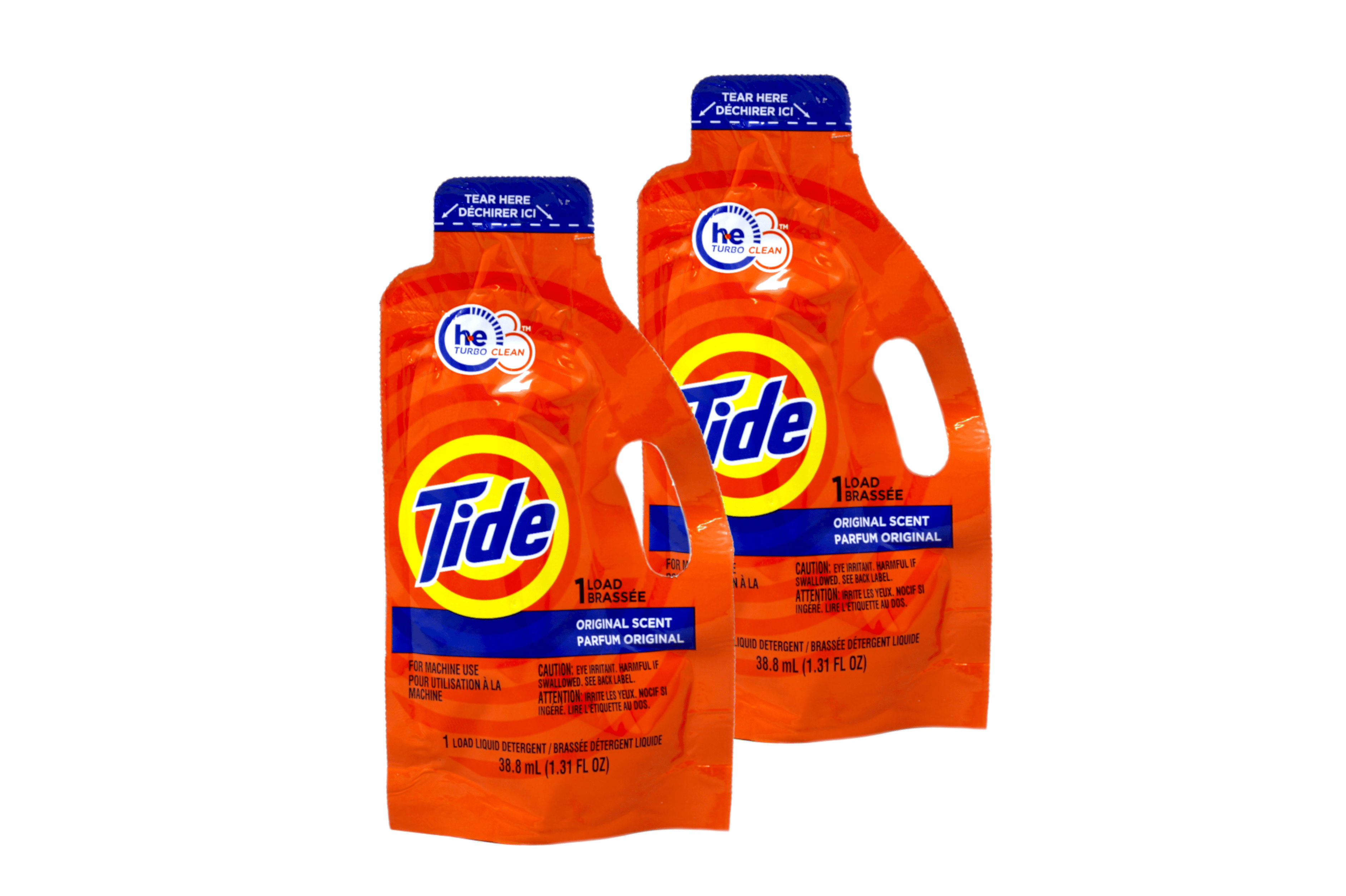 Tide Ultra Concentrated Laundry Detergent and Washing Soap, Travel Size, 1.31 fl oz