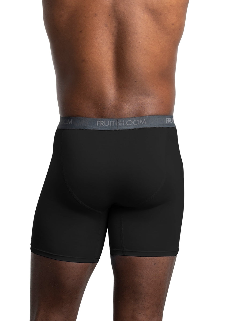 Fruit of the Loom Men's Micro-Stretch Ribbed Boxer Briefs, 6-Pack