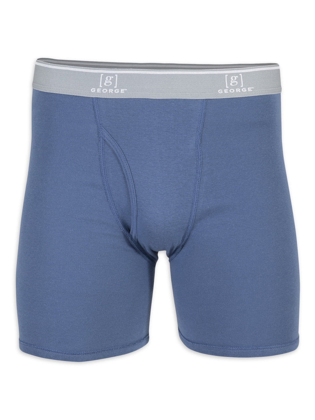 George Men's Regular Leg Boxer Briefs, 6-Pack