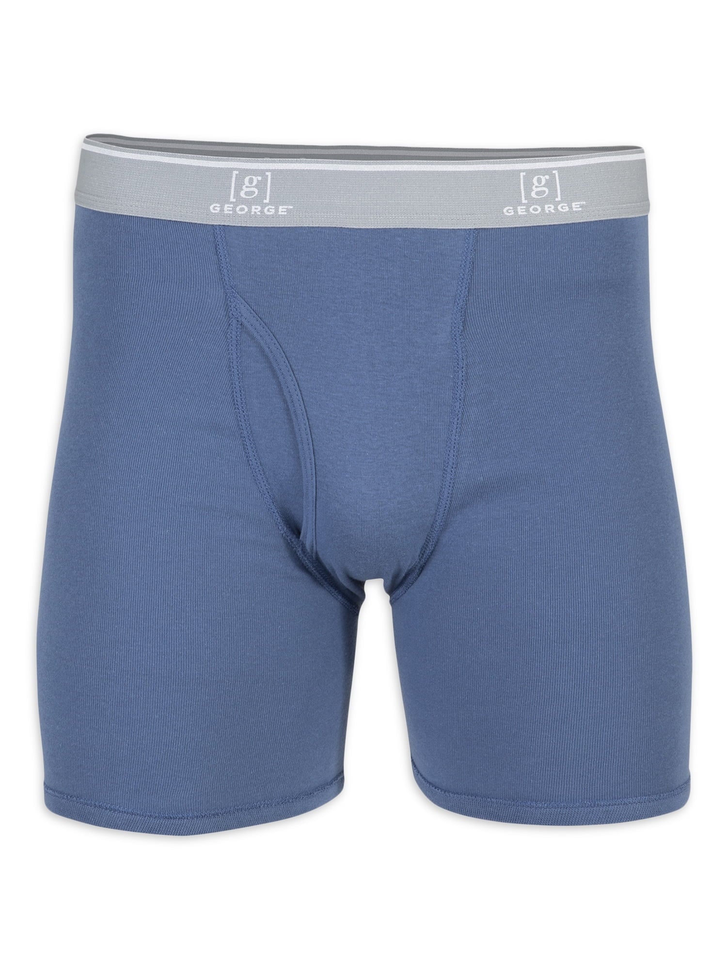 George Men's Regular Leg Boxer Briefs, 6-Pack
