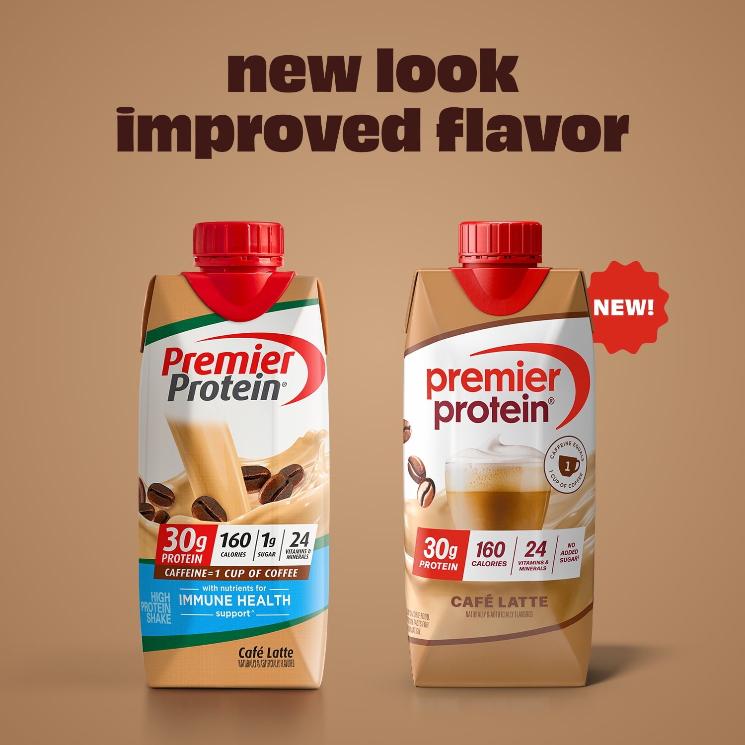 Premier Protein Shake, Café Latte, 30g Protein, 11 fl oz, 4 Ct