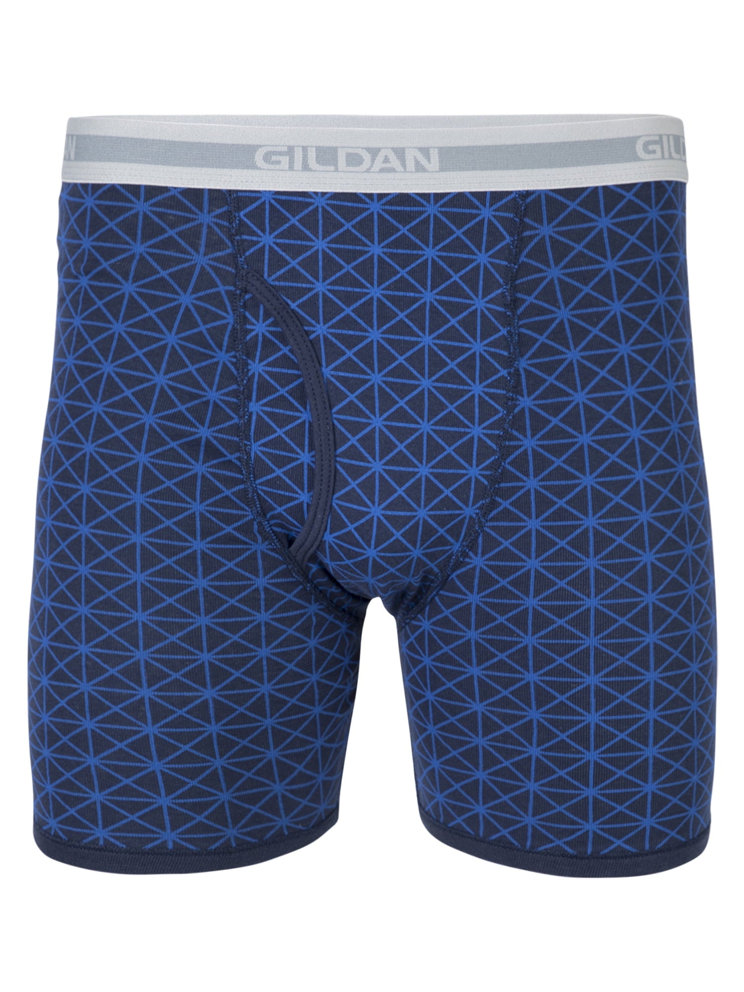 Gildan Adult Mens Boxer Briefs With Waistband, 10-Pack, Sizes S-2XL, 6" Inseam