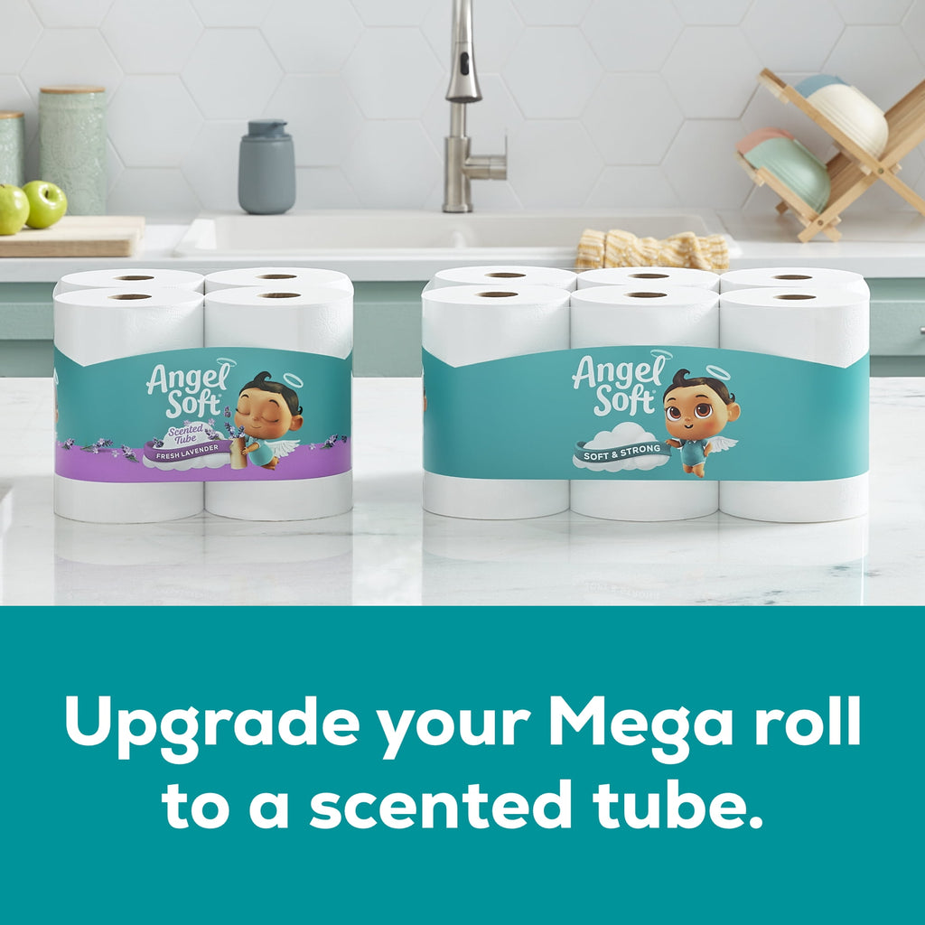 Angel Soft 2-Ply Toilet Paper, 36 Mega Rolls, 320 Sheets per Roll