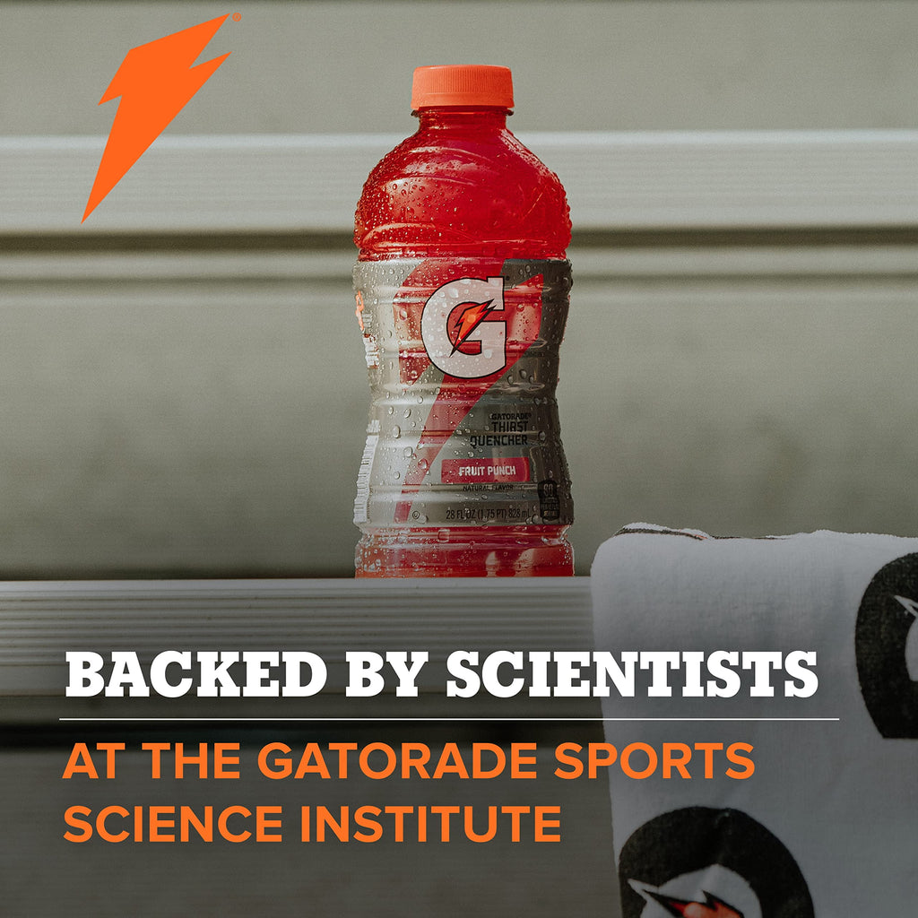 Gatorade Sports Drink, Fruit Punch/Glacier Cherry/Cool Blue Variety Pack, 12 fl oz, 18 Count Bottles