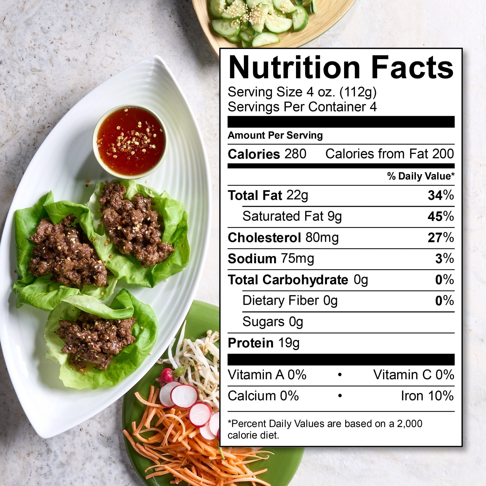80% Lean / 20% Fat Ground Beef Chuck, 1 lb Roll, Fresh, All Natural*