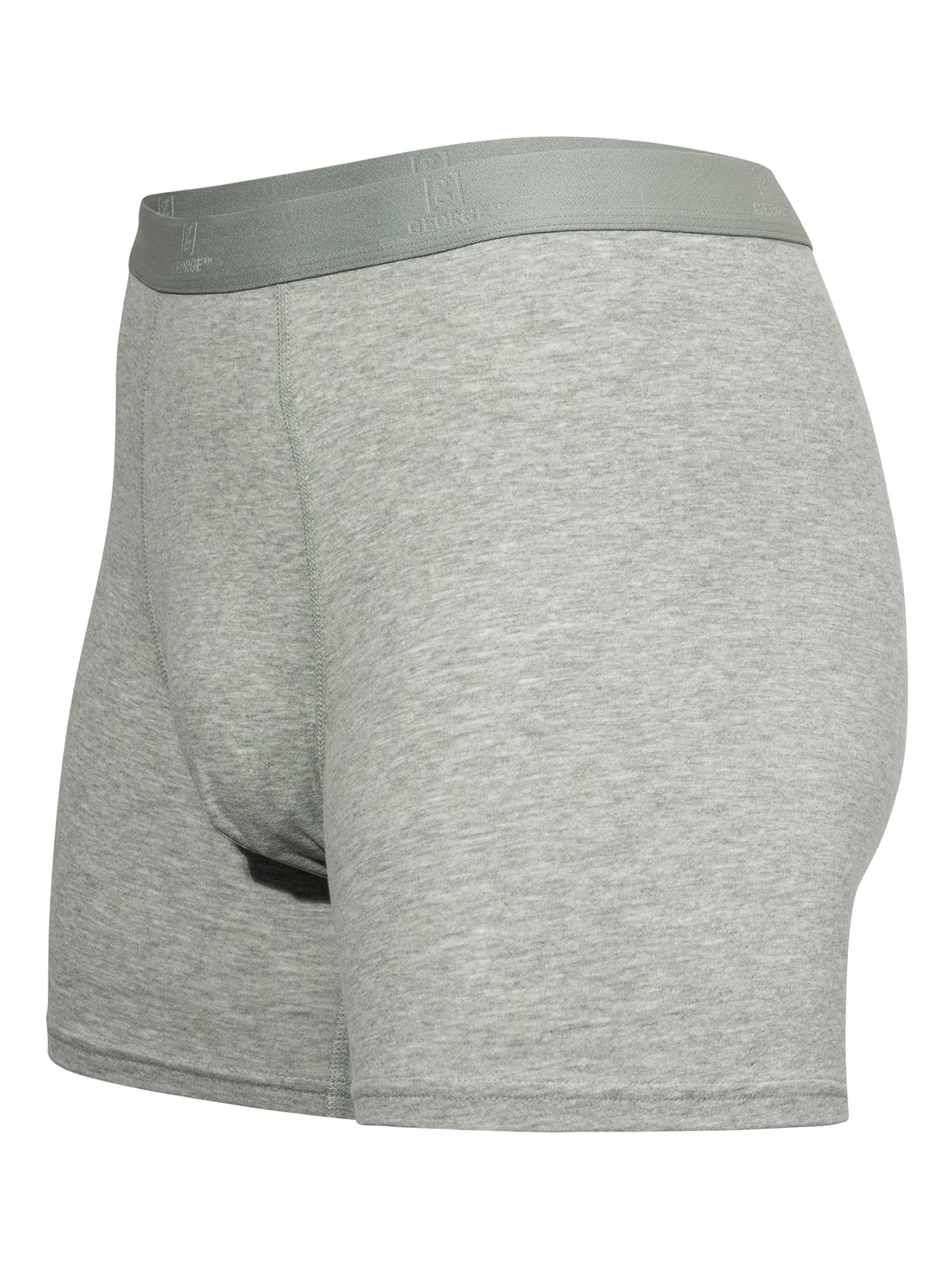 George Men's Cotton Stretch Regular Leg Boxer Briefs, 6-Pack