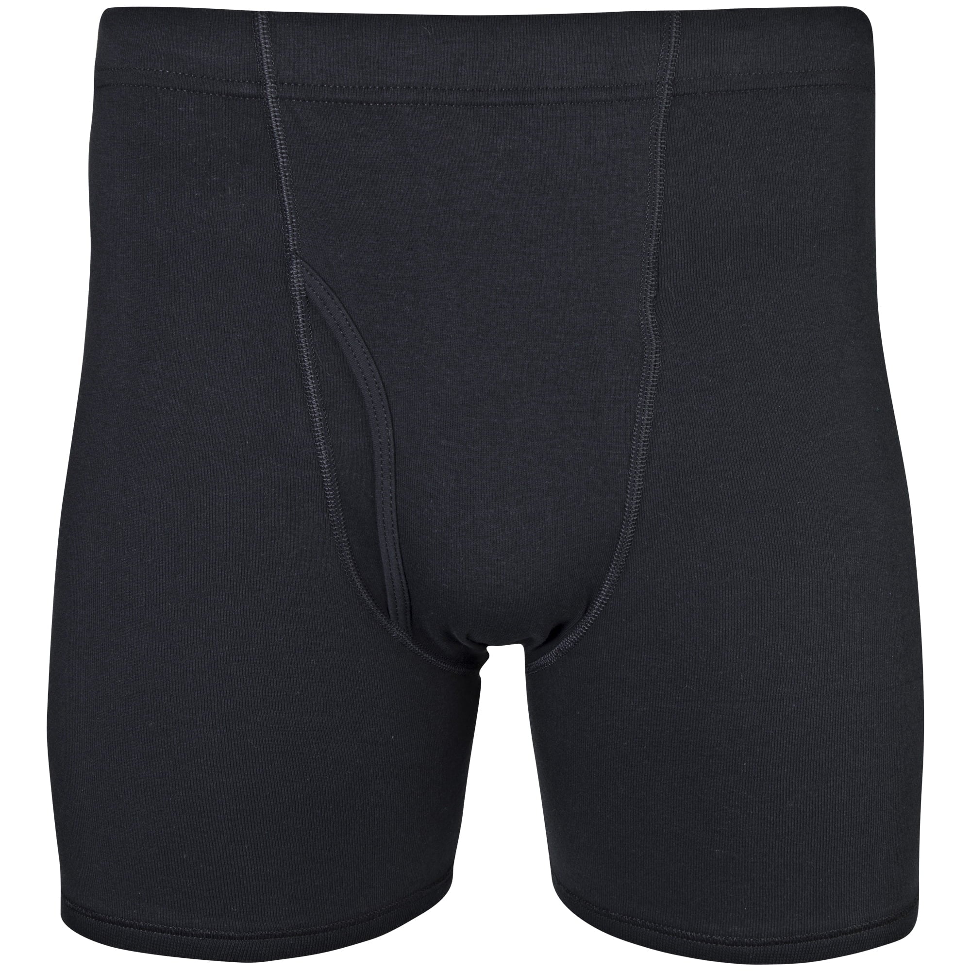 Gildan Adult Men's Boxer Briefs With Covered Waistband, 5-Pack, Sizes S-2XL, 6" Inseam