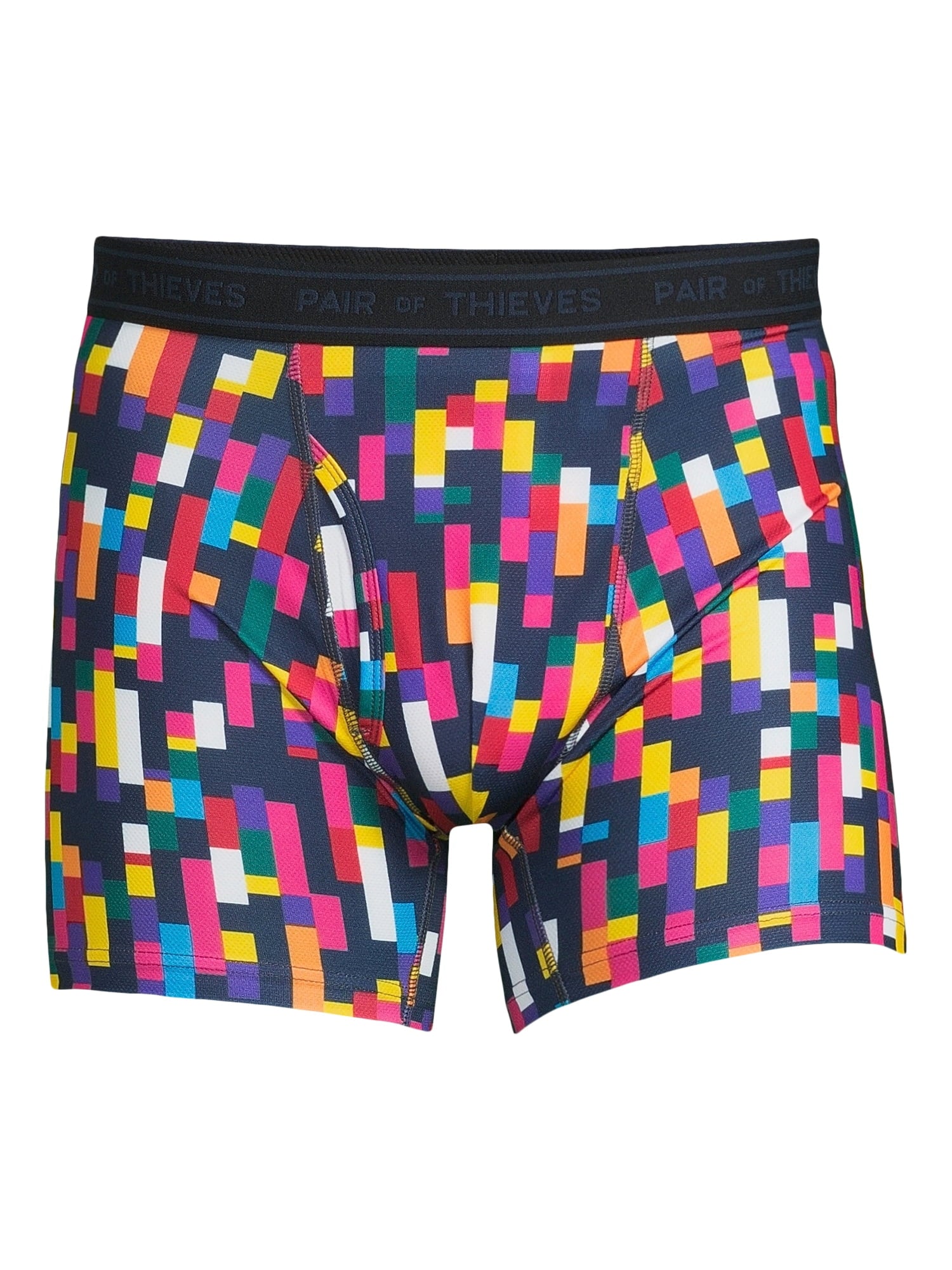 Pair of Thieves Men's 4-Way Stretch Performance Boxer Briefs, 3-Pack