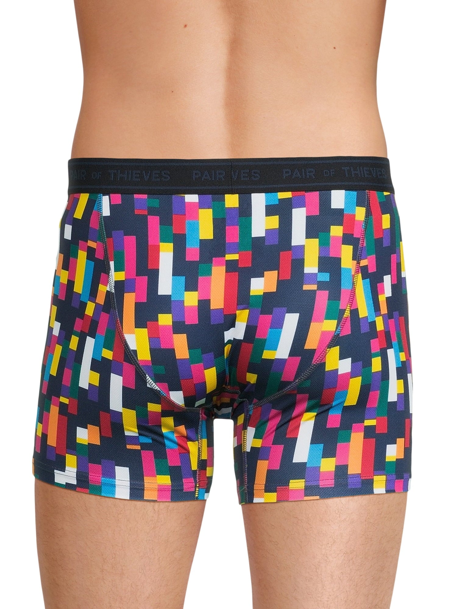 Pair of Thieves Men's 4-Way Stretch Performance Boxer Briefs, 3-Pack