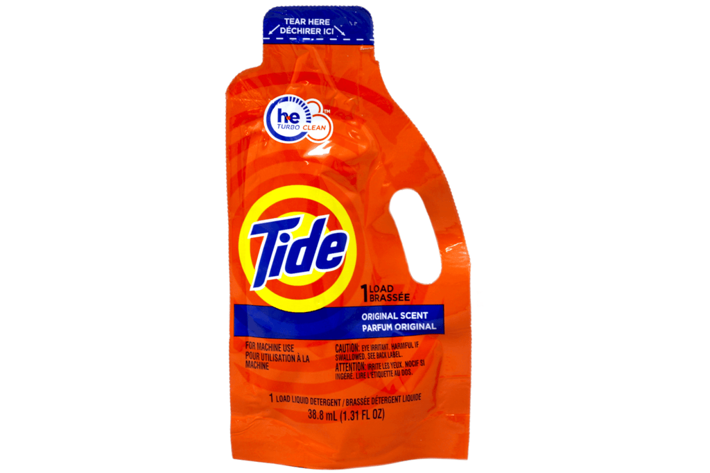 Tide Ultra Concentrated Laundry Detergent and Washing Soap, Travel Size, 1.31 fl oz