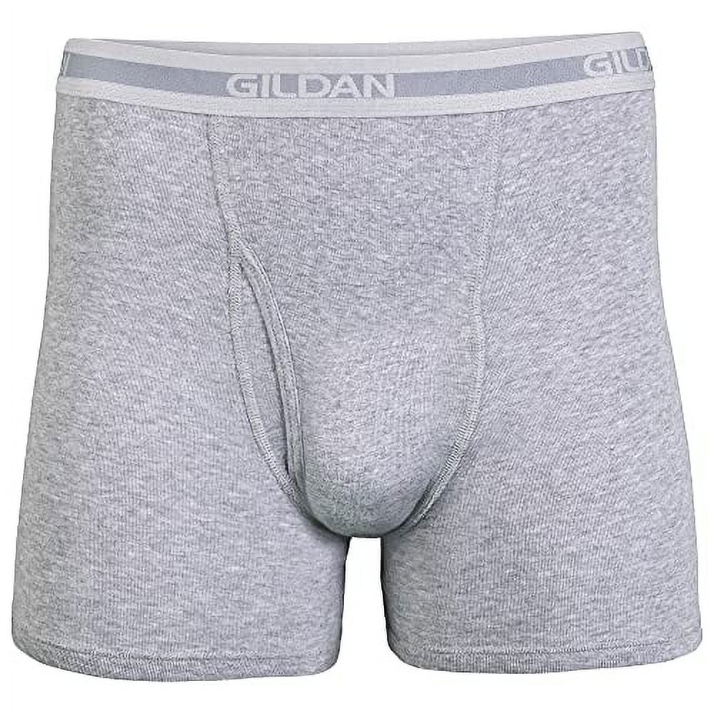 Gildan Adult Men's Short Leg Boxer Briefs, 5-Pack, Sizes S-2XL, 3" Inseam