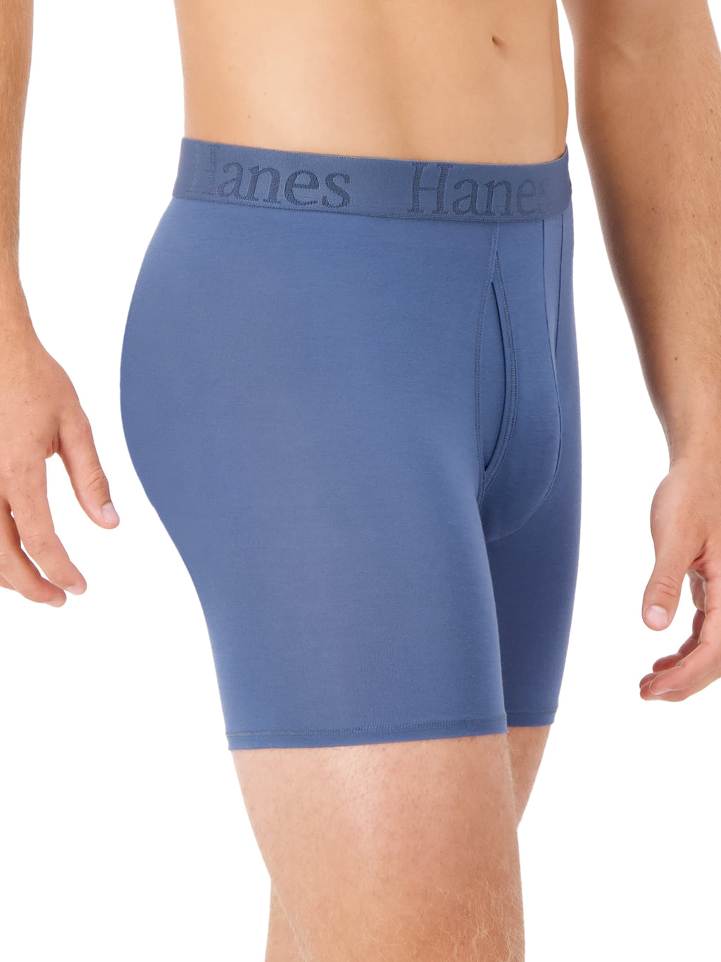 Hanes Originals Men's SuperSoft Boxer Brief Underwear Pack, Black/Grey/Print, 3-Pack